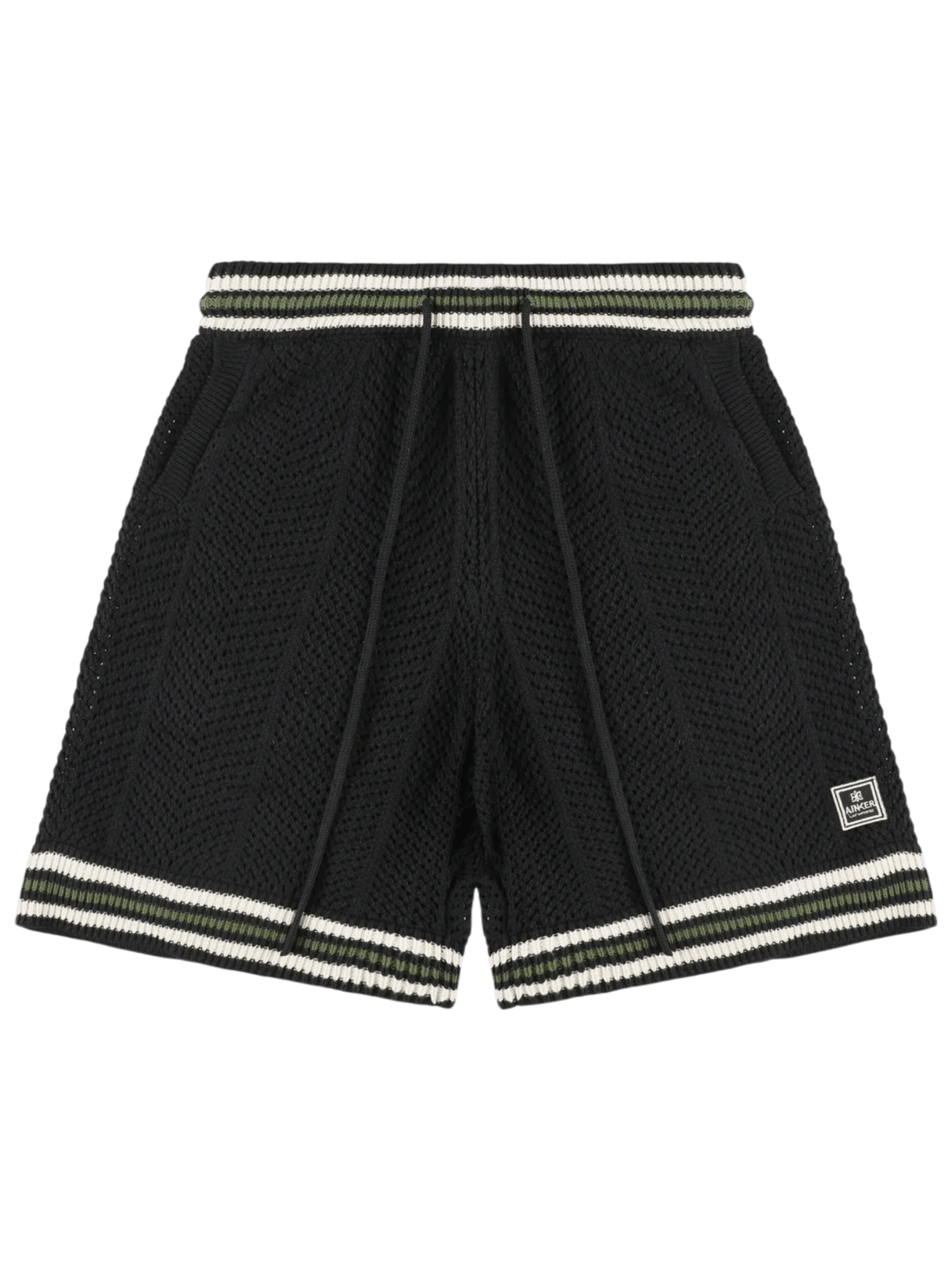 AINKER – 802 Black Knit Short Pant