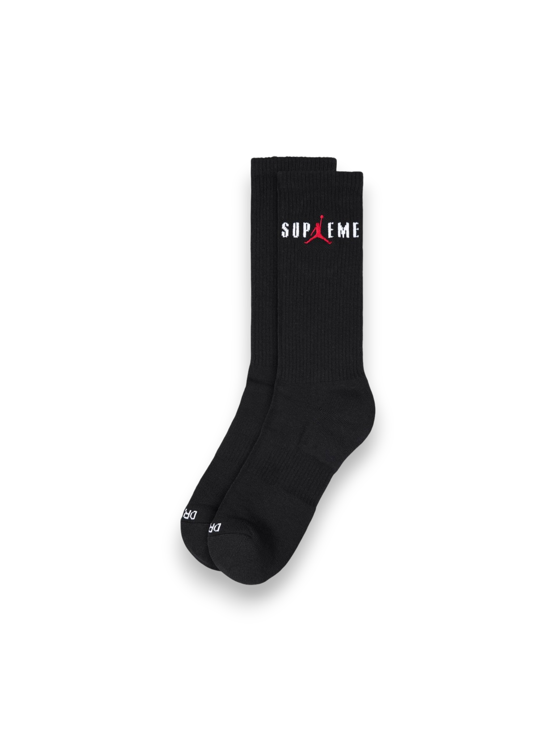 Supreme Jordan Crew Socks Black