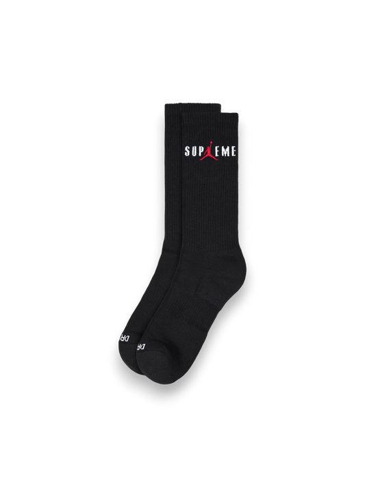 Supreme Jordan Crew Socks Black