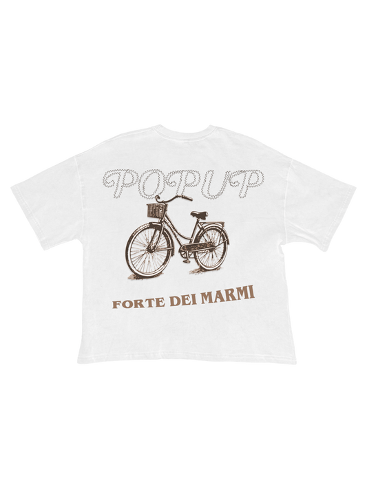 Giffi Pop up Tee x oblio Forte dei marmi Bike white