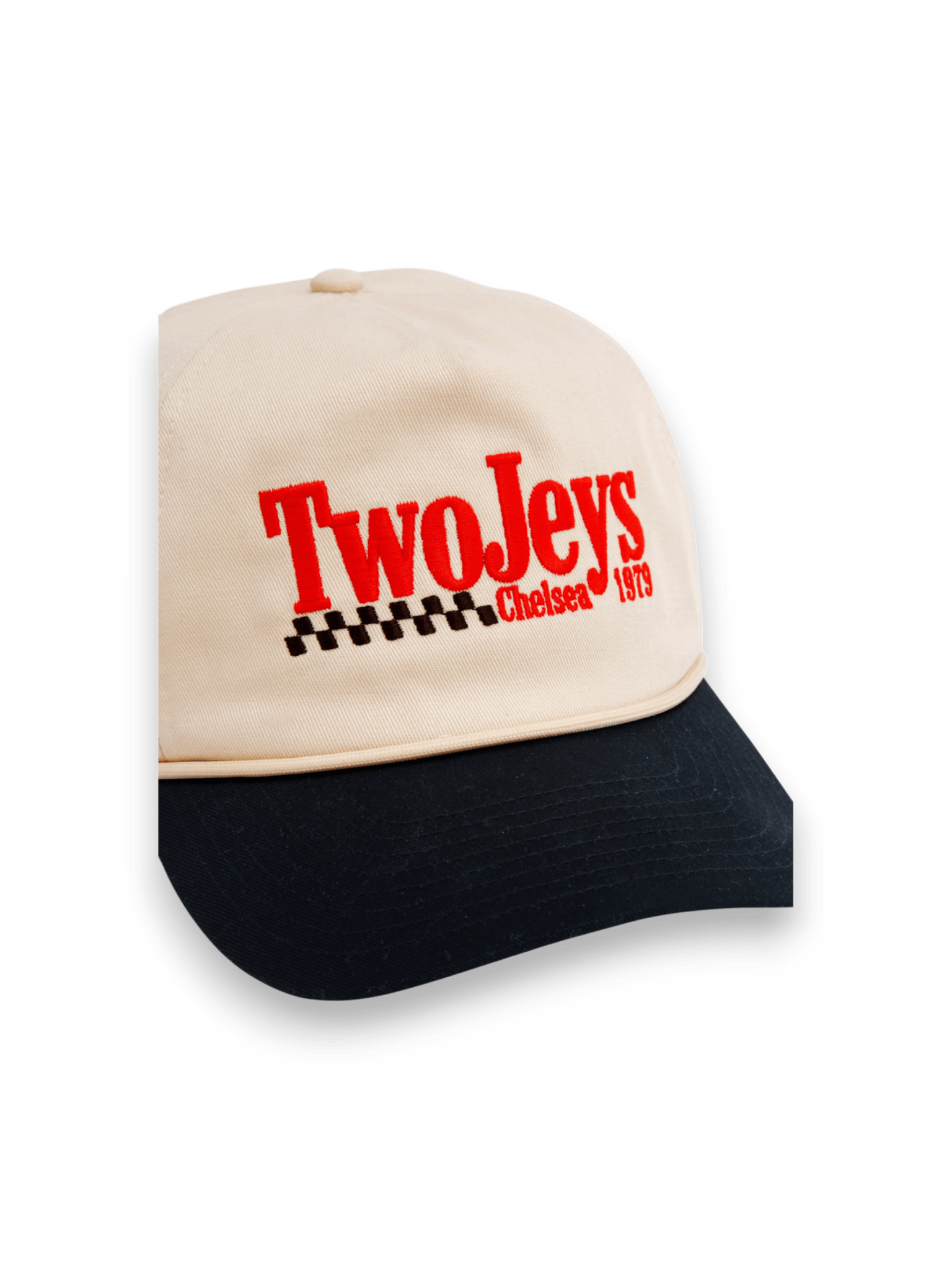 Twojeys Cream Racing Cap