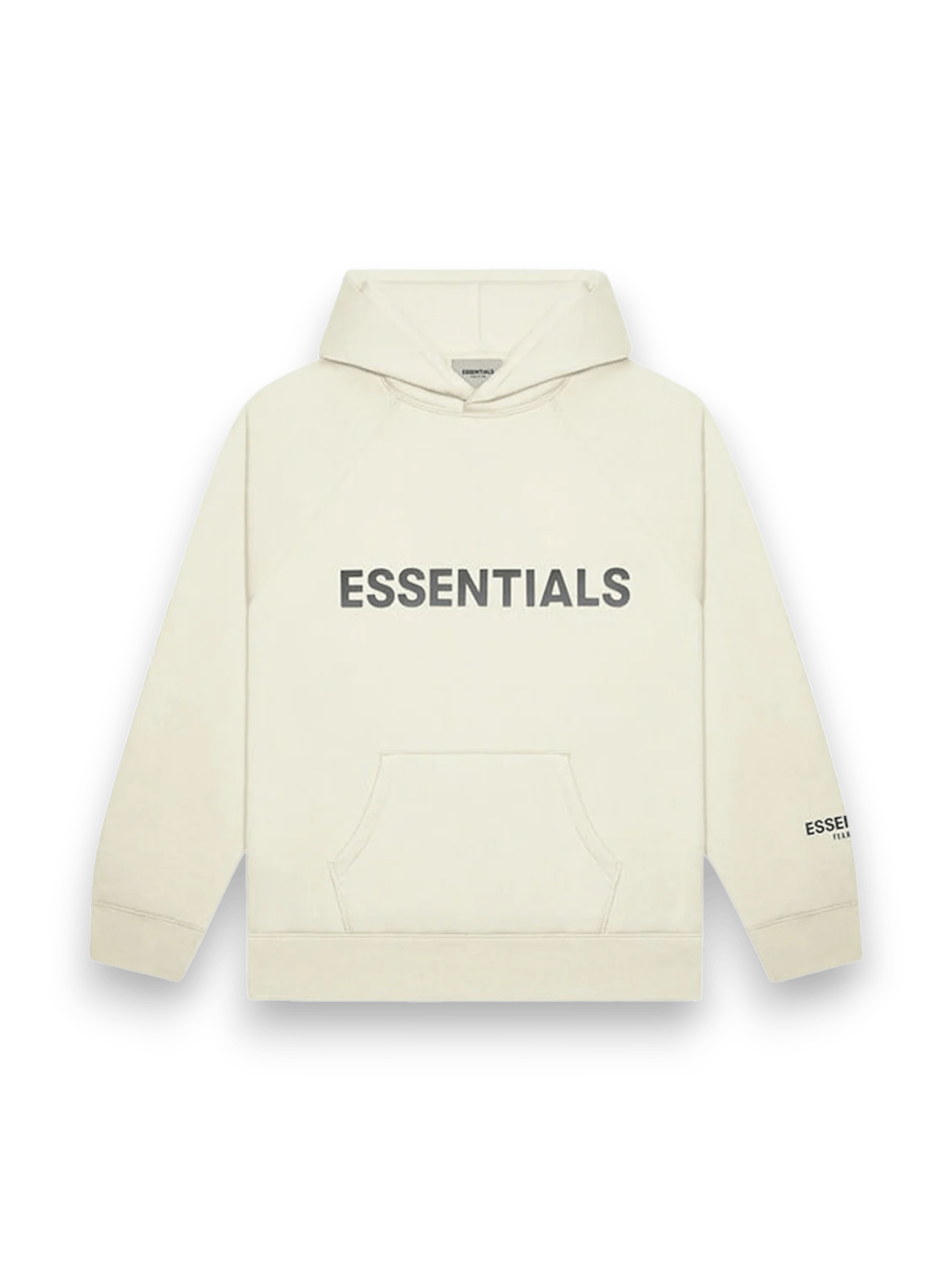 Fear Of God Hoodie Essential Applique Logo Cream