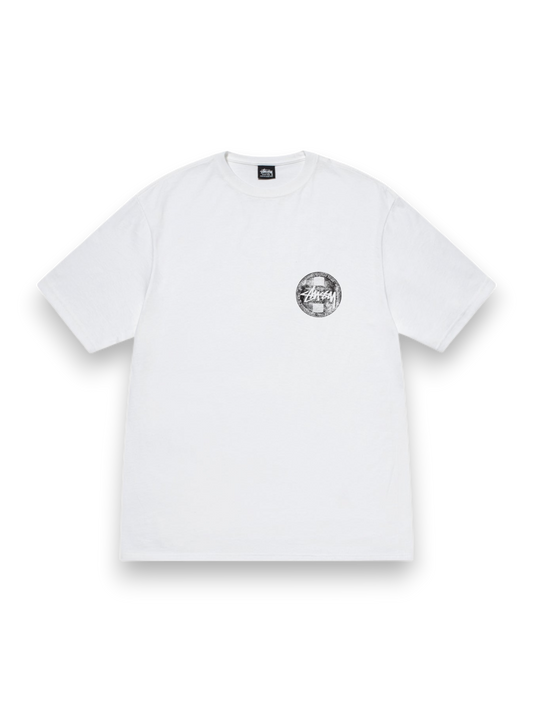 Stussy Dot Stamp Tee White