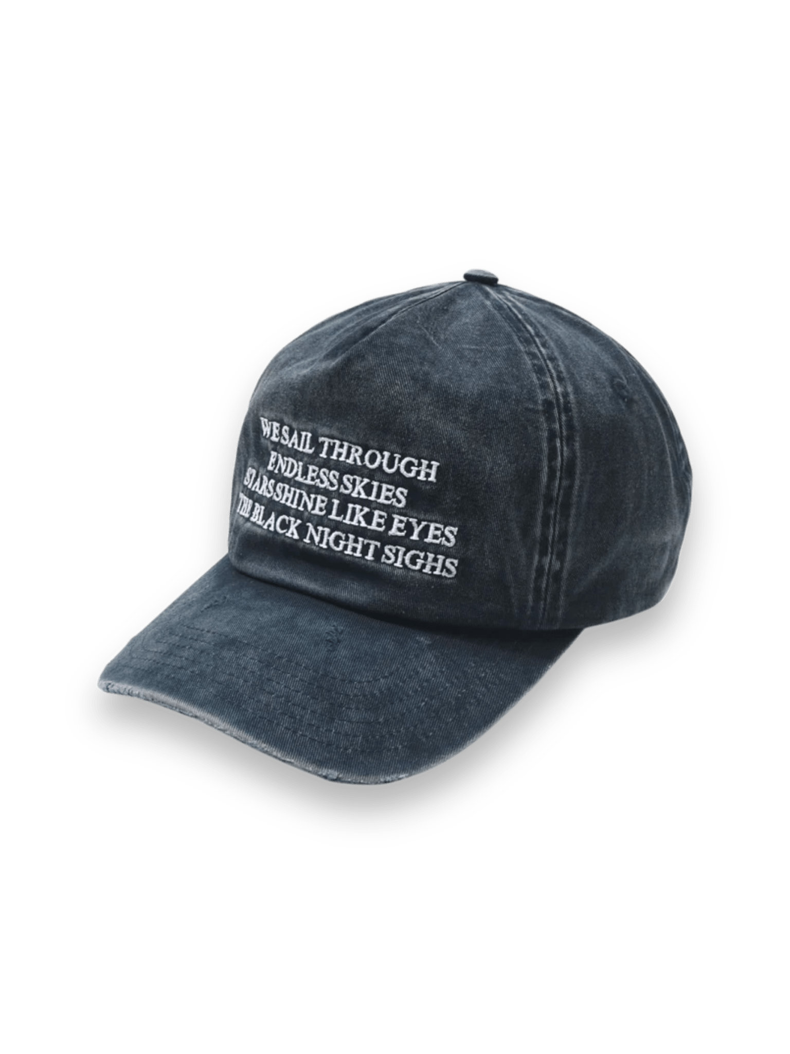 Devà States Distressed Strapback CAP Caravan Washed Blue