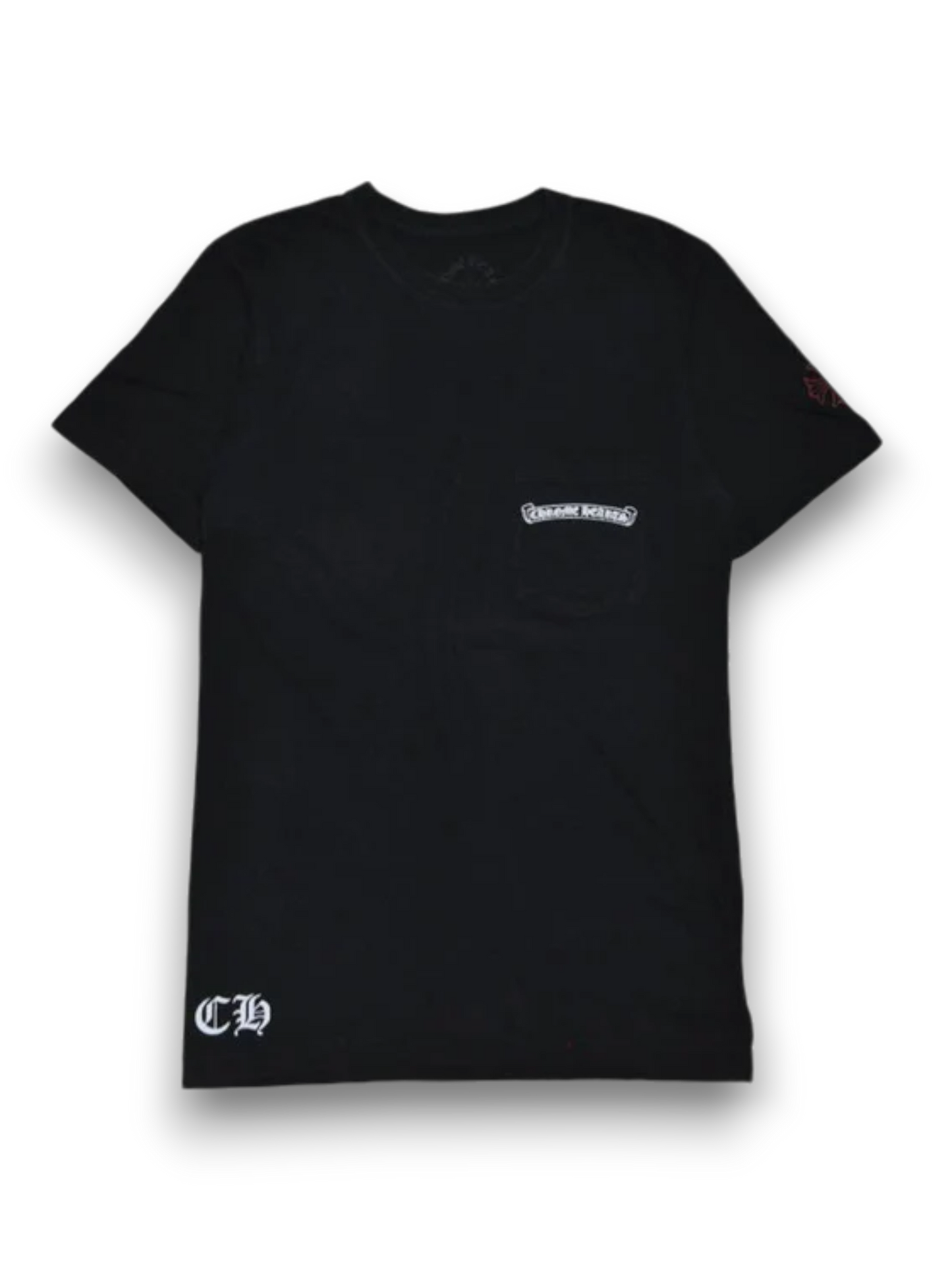 Chrome Hearts USA Scroll Logo Pocket T-Shirt