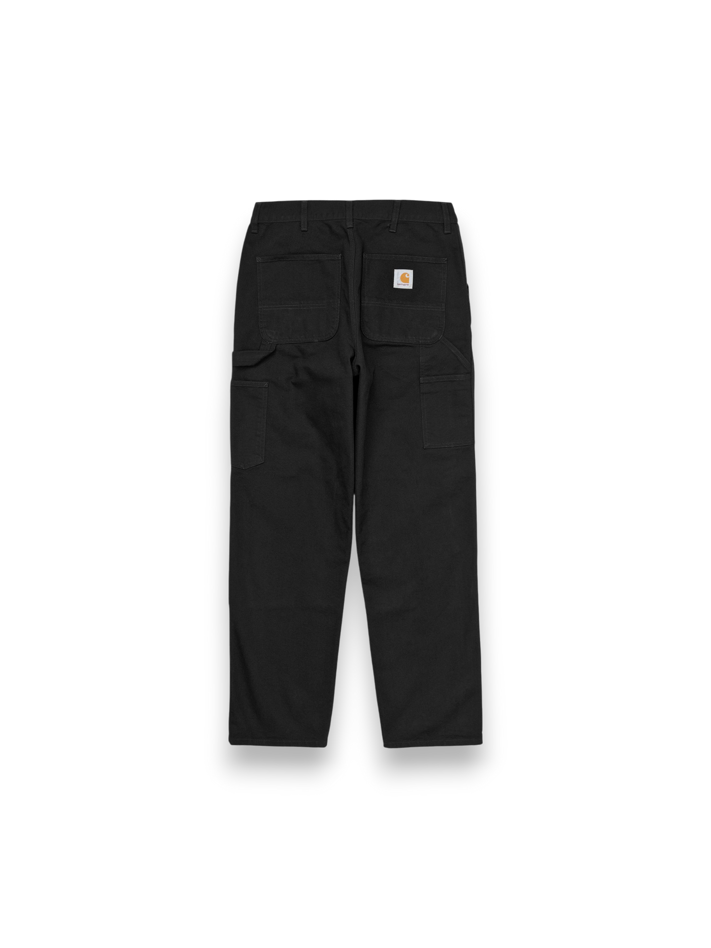 Carhartt WIP Double Knee Organic Pant Dearborn Pantaloni (black aged canvas)