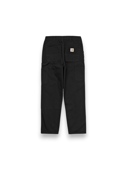 Carhartt WIP Double Knee Organic Pant Dearborn Pantaloni (black aged canvas)