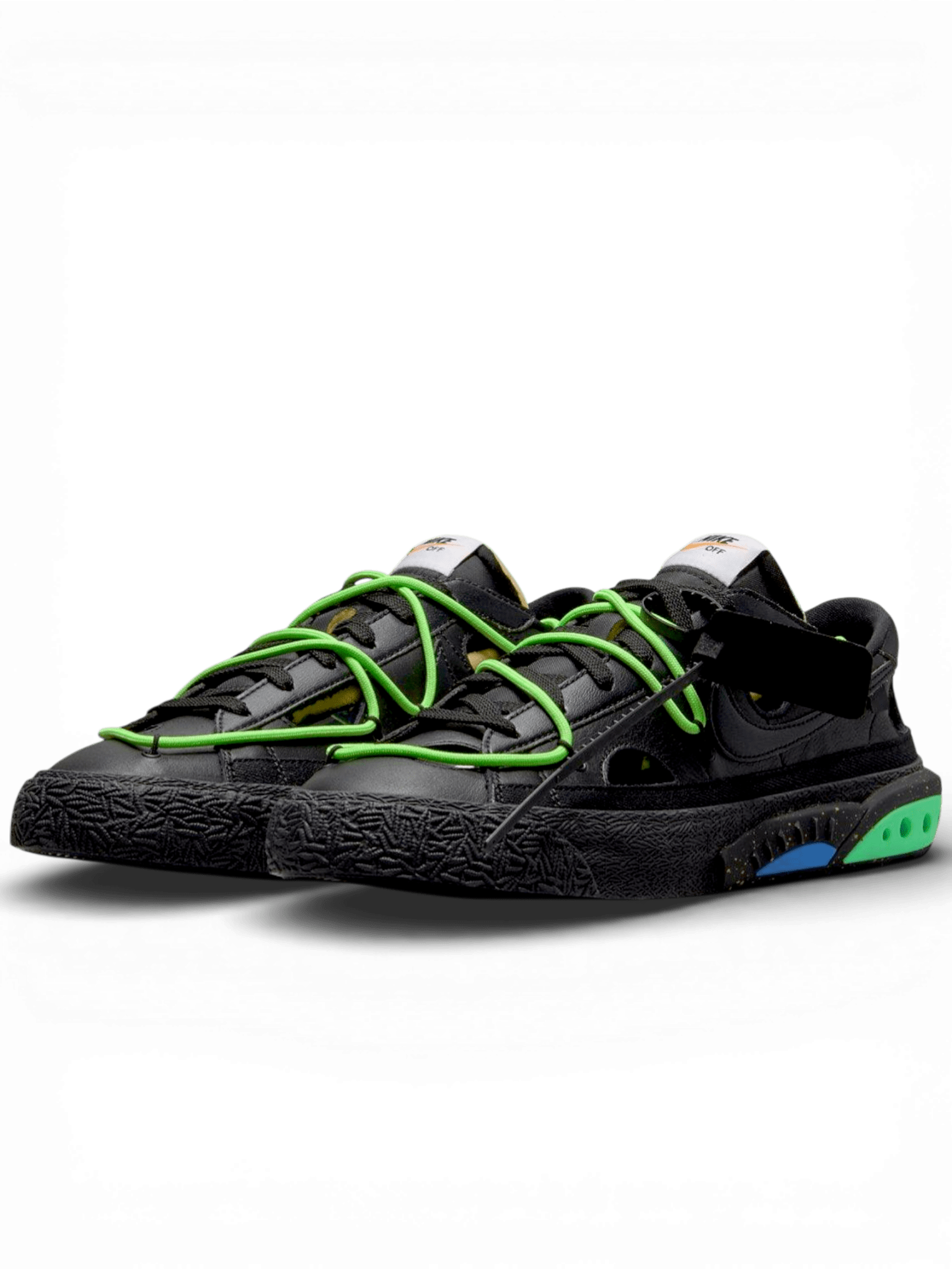 Nike Blazer Low Off-White Black Electro Green