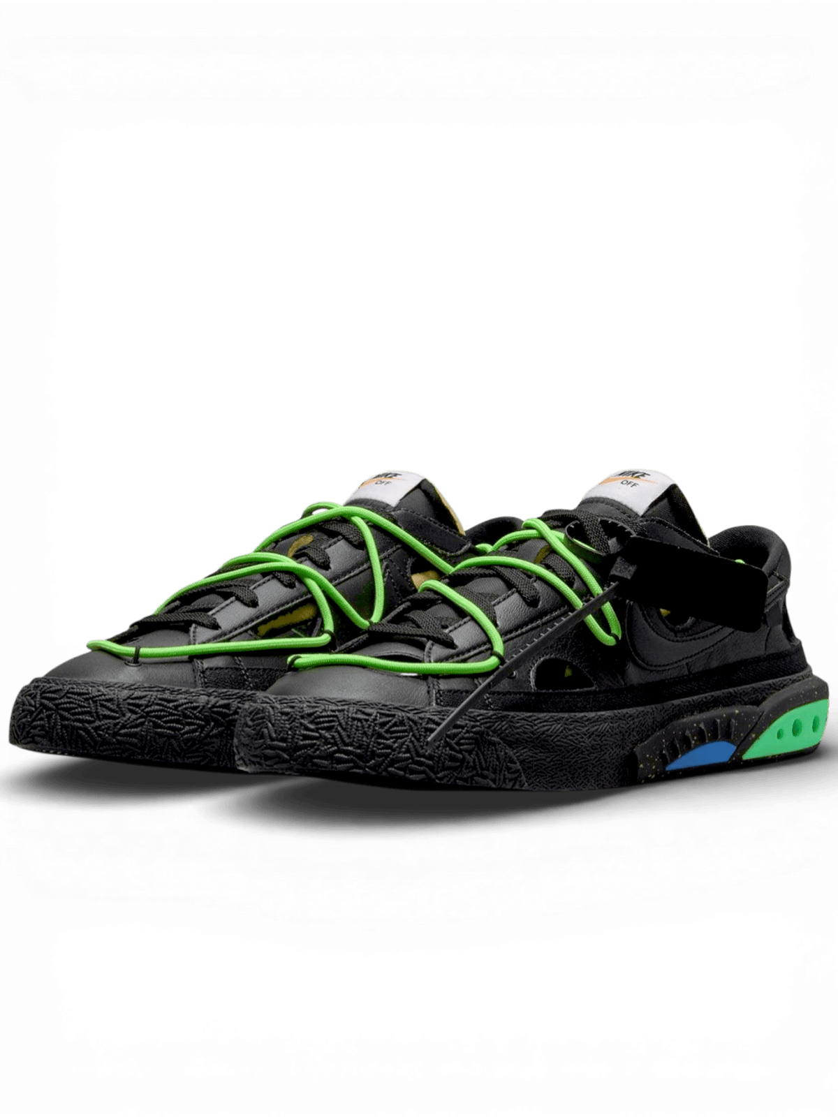 Nike Blazer Low Off-White Black Electro Green