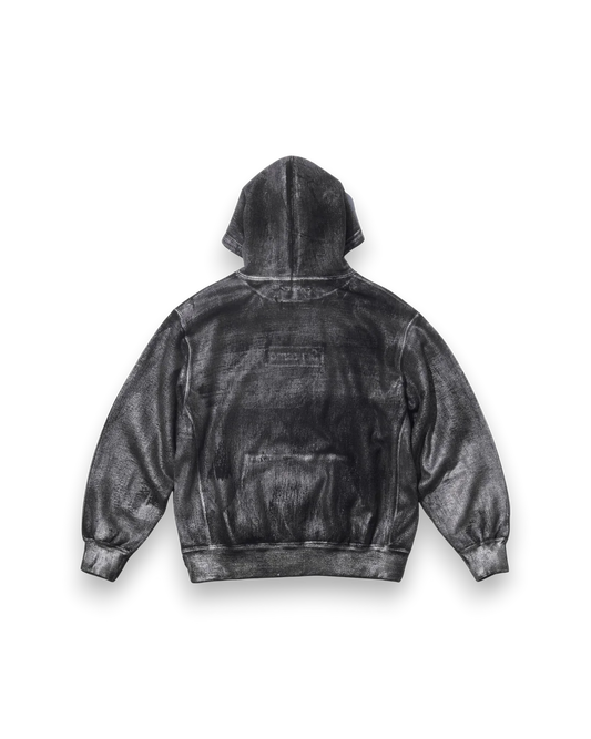 Supreme MM6 Maison Margiela Foil Box Logo Hooded Sweatshirt Black