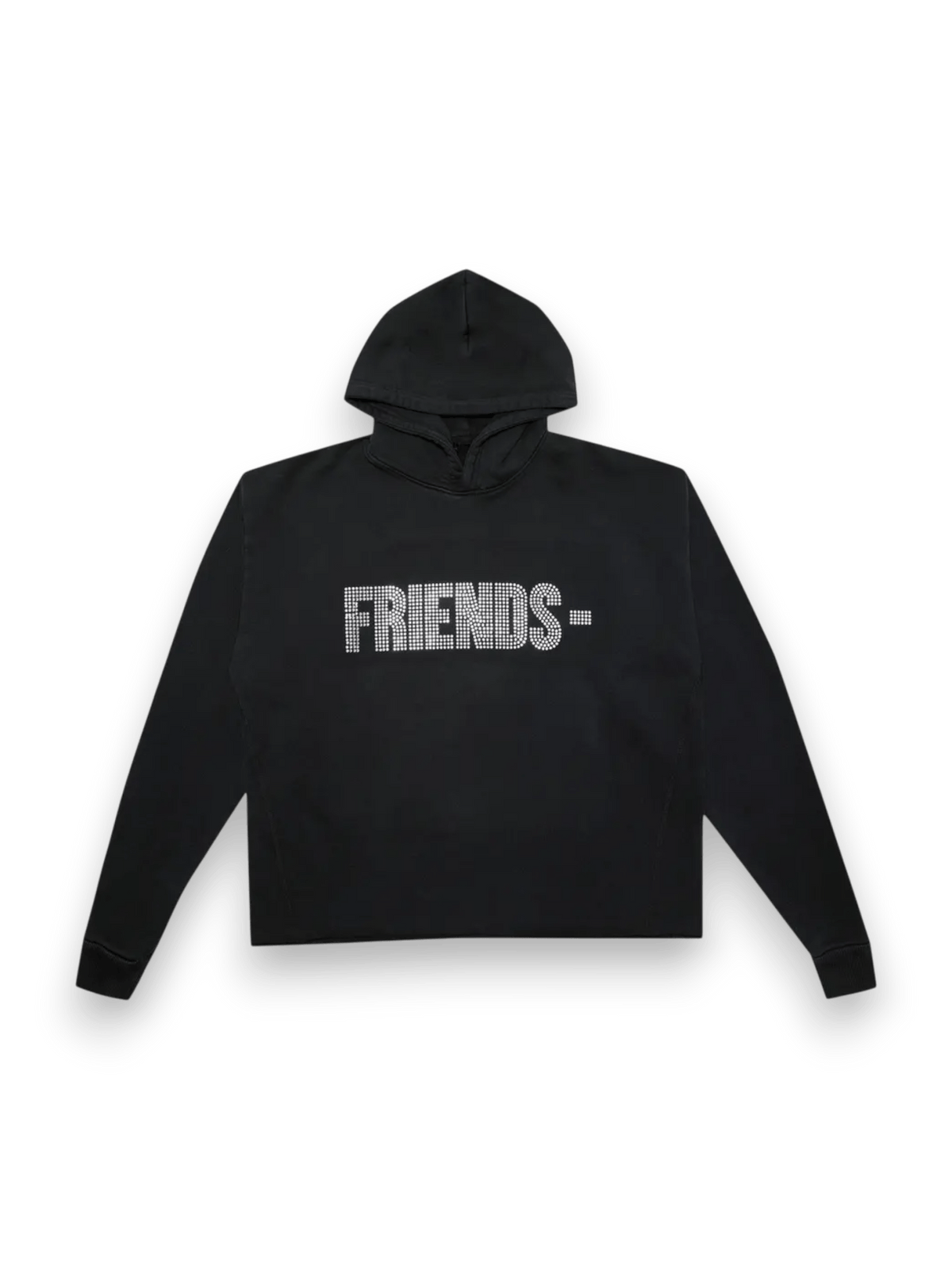 Vlone Friends Rhinstone Hoodie Black