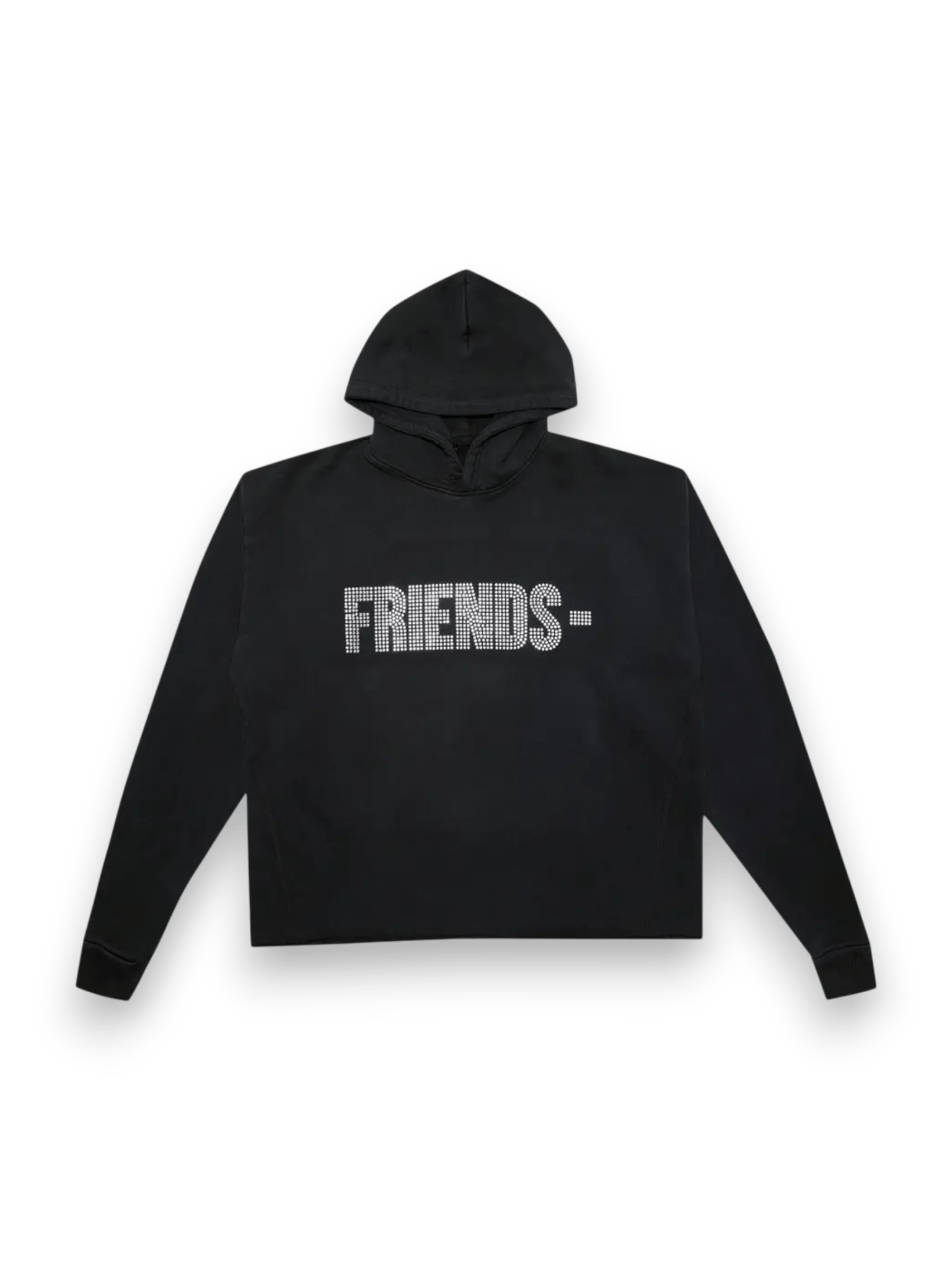 Vlone Friends Rhinstone Hoodie Black