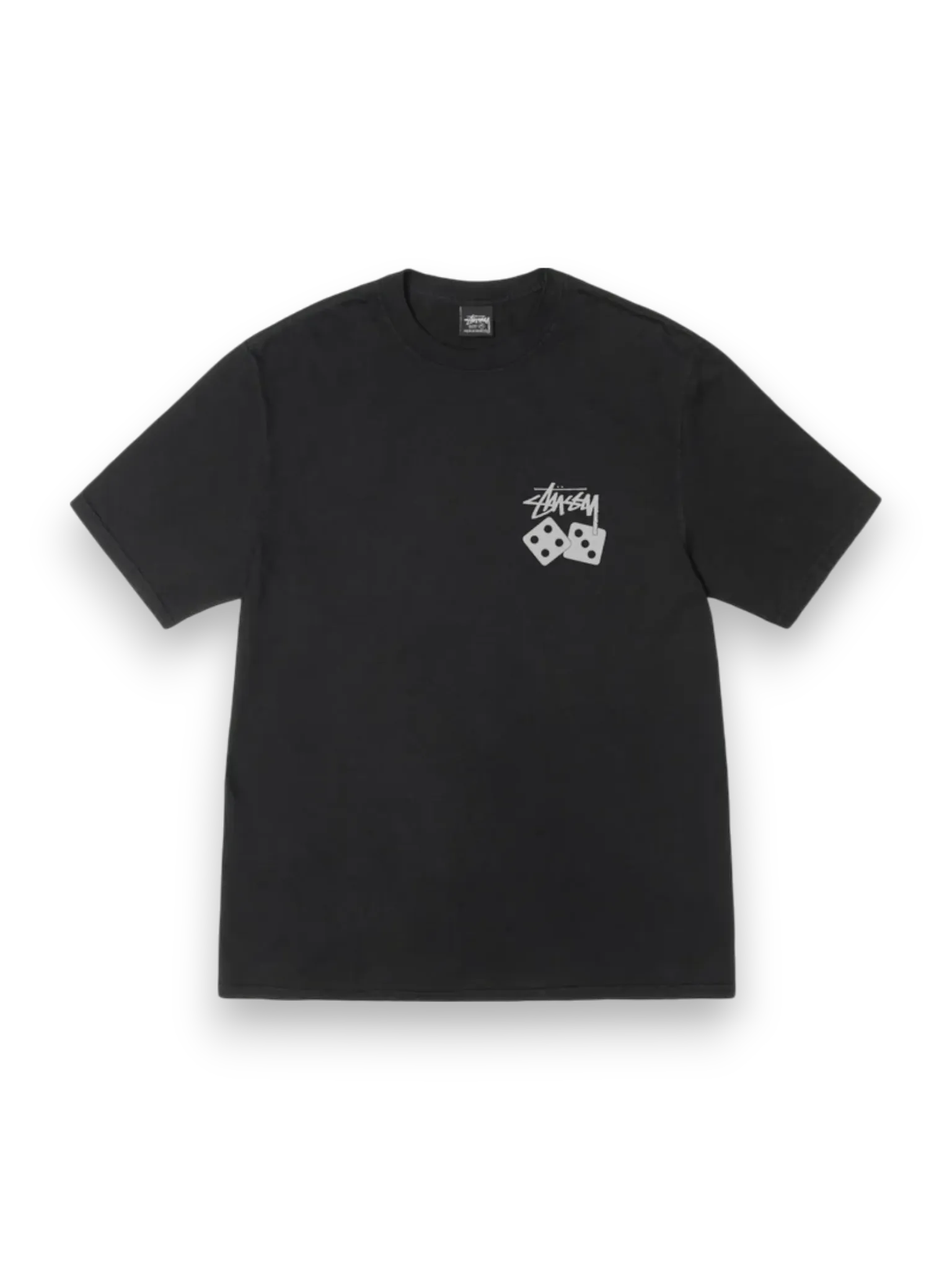 Stussy Dice Pigment Dyed Tee Black