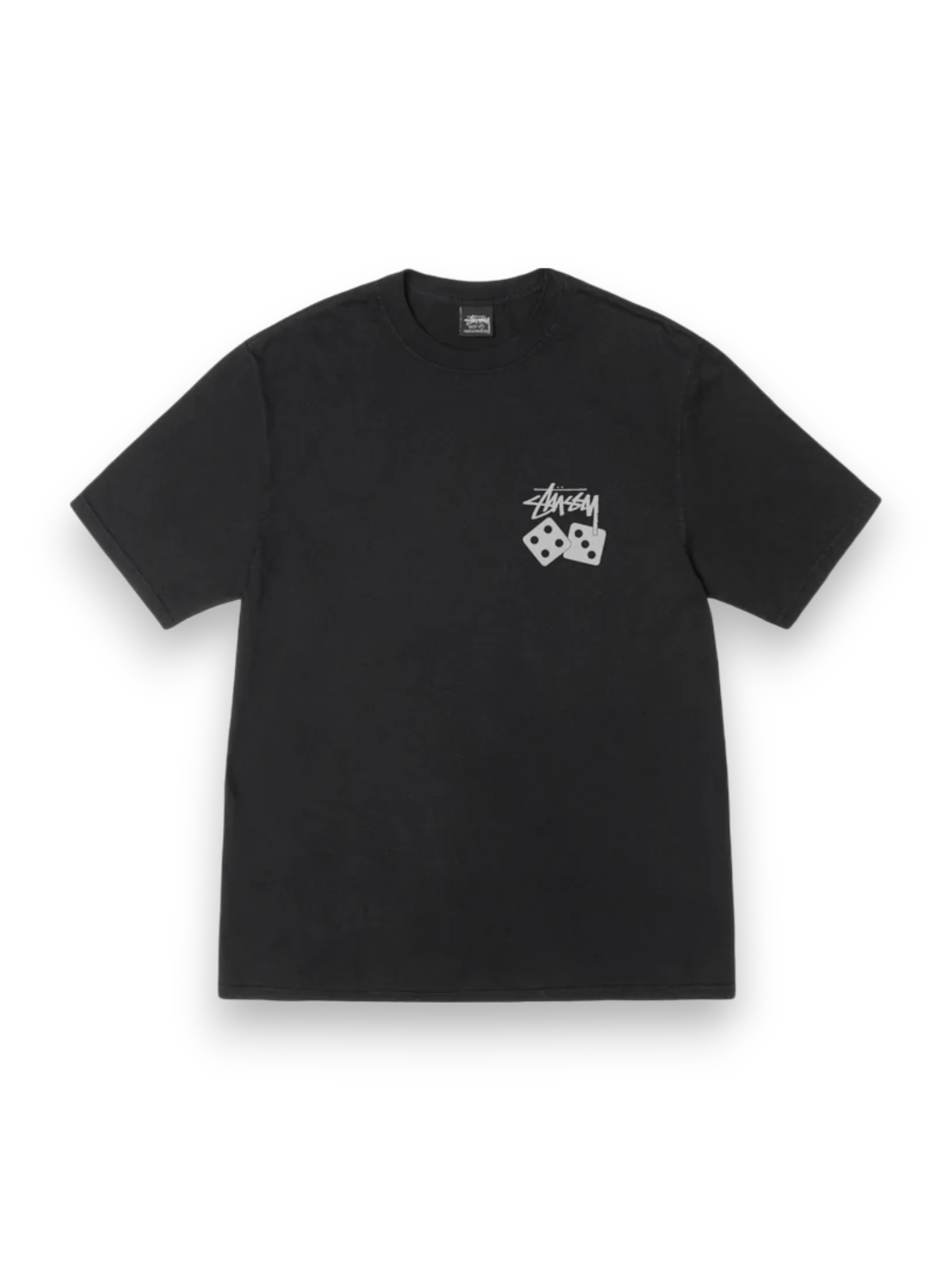 Stussy Dice Pigment Dyed Tee Black