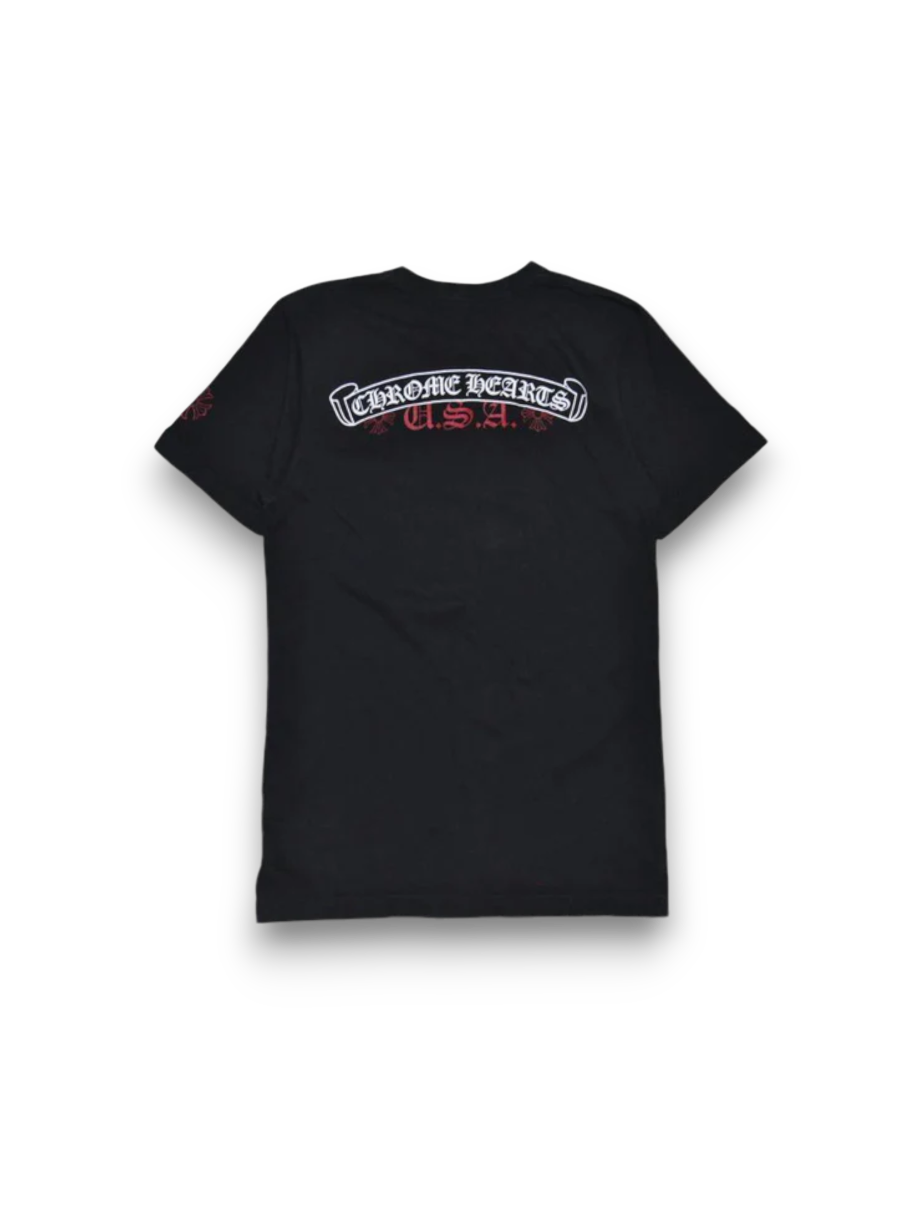 Chrome Hearts USA Scroll Logo Pocket T-Shirt