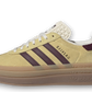 Adidas Gazelle Bold Almost Yellow Maroon