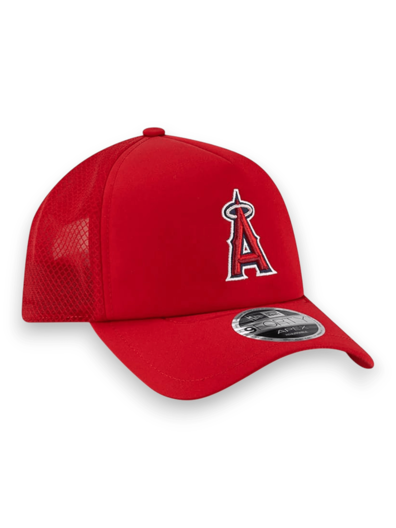 New Era Cap 9Forty LA Angels MLB Batting Practice 2026 Red 9FORTY Apex Adjustable Cap