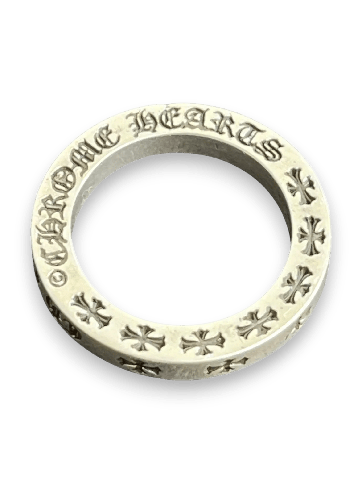 Chrome Hearts Classic Keeper Ring Sterling Silver