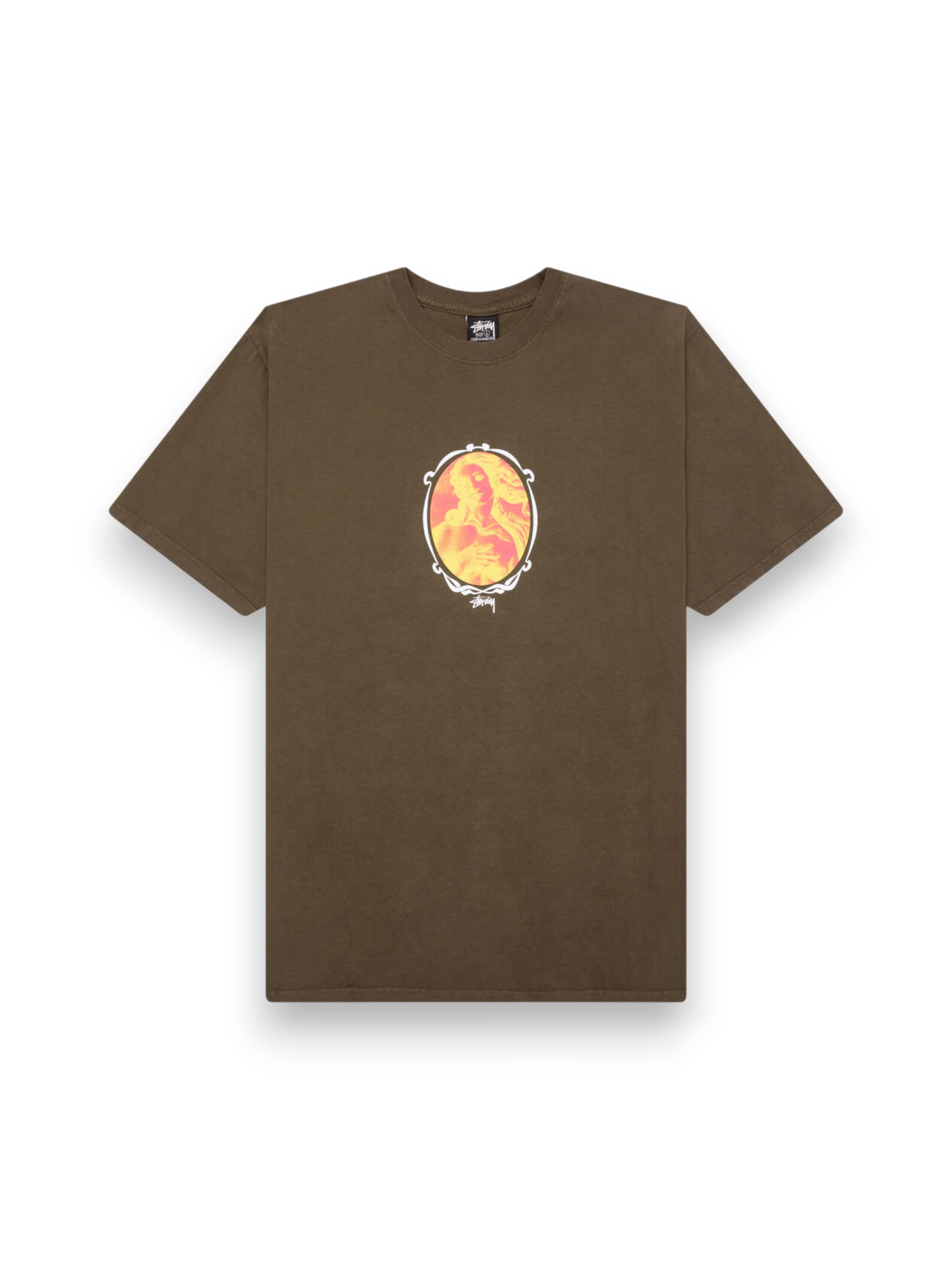 Stussy Venus Oval Pigment Dyed Tee Brown