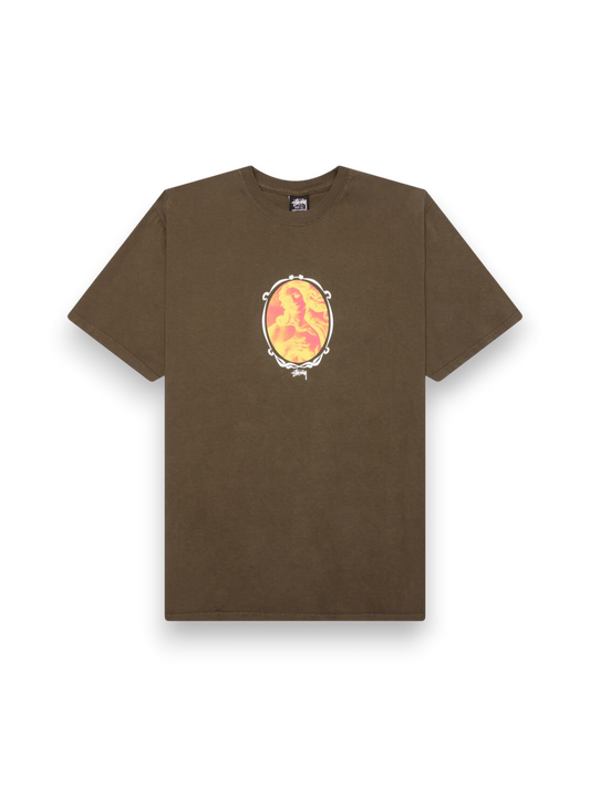 Stussy Venus Oval Pigment Dyed Tee Brown