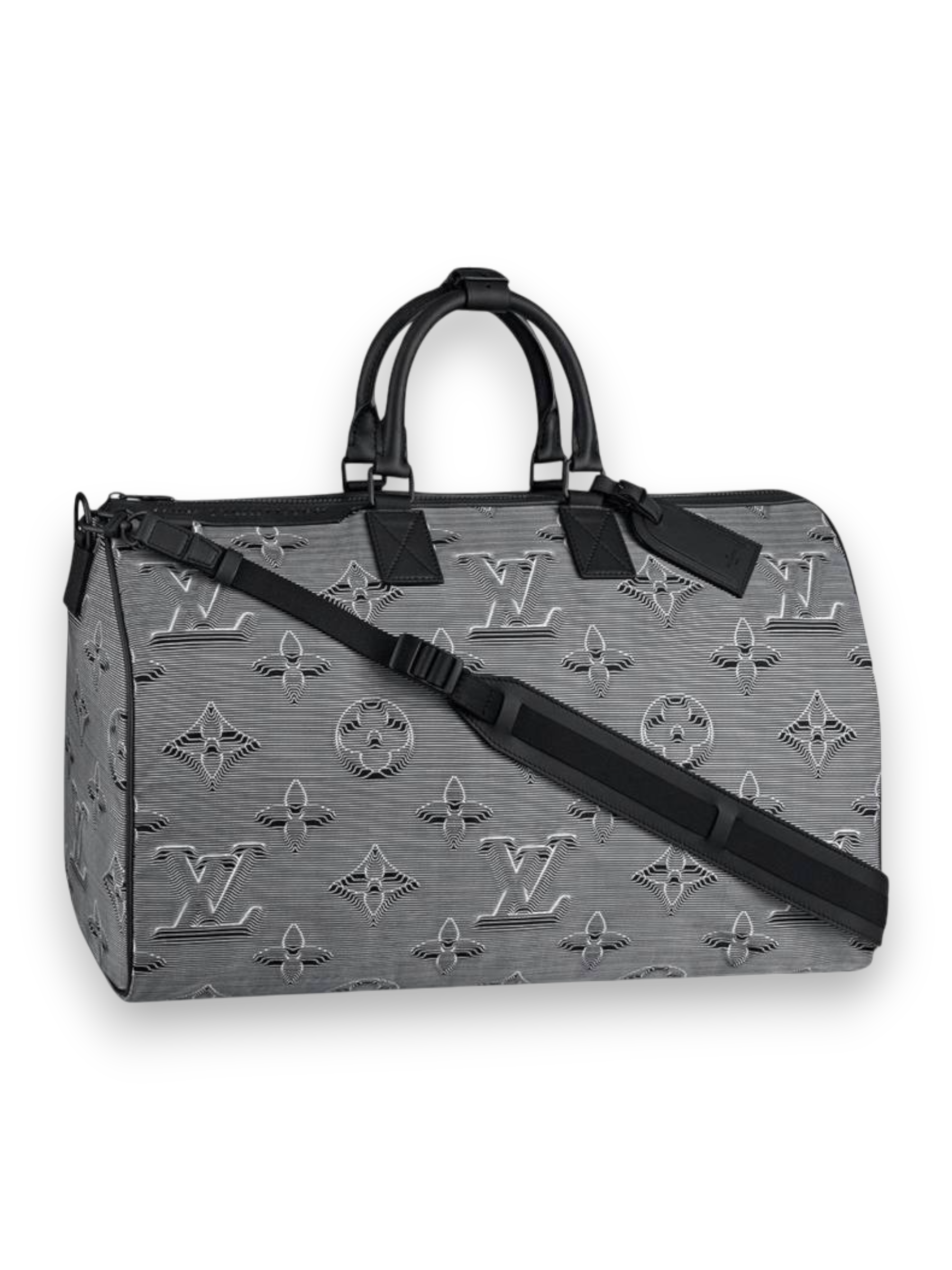 Louis Vuitton Reversible Keepall Bandouliere Monogram 3D 50 Rainbow/Gray/Black