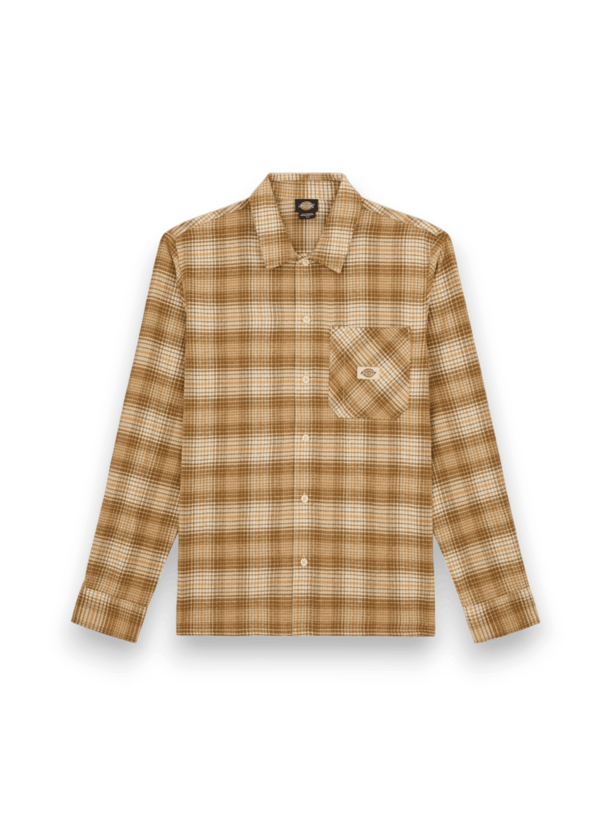 DICKIES FOREST CHECK SHIRT WOOD ASH