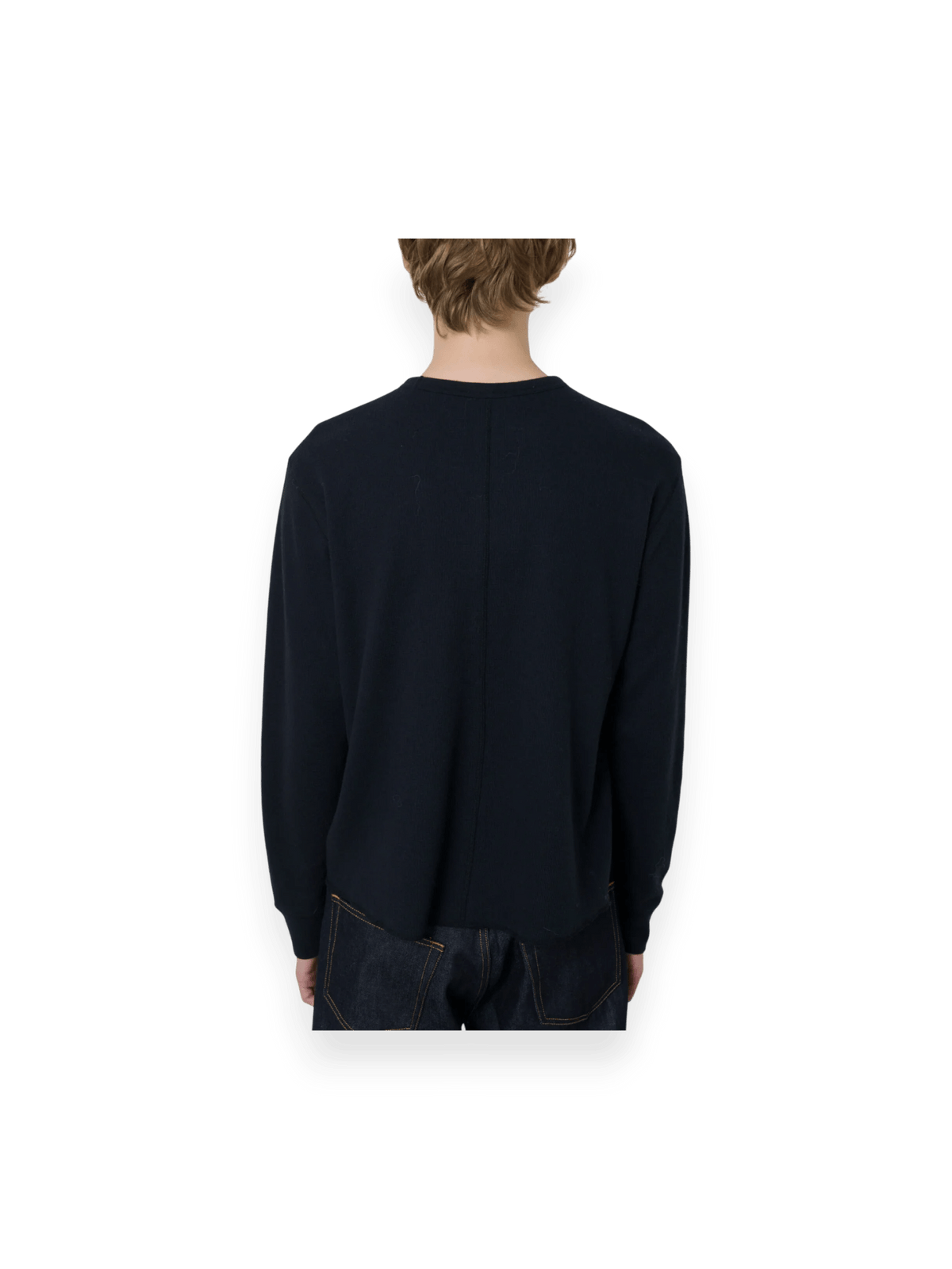 Sunflower Wool Waffle Tee LS Black
