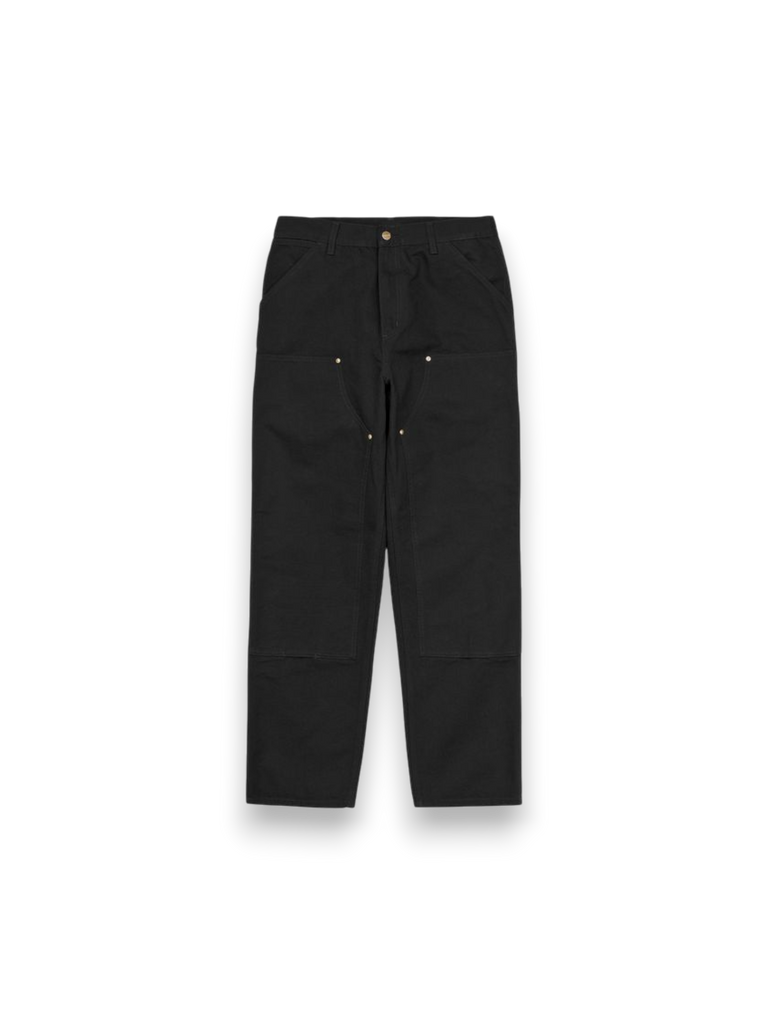 Carhartt WIP Double Knee Organic Pant Dearborn Pantaloni (black aged canvas)