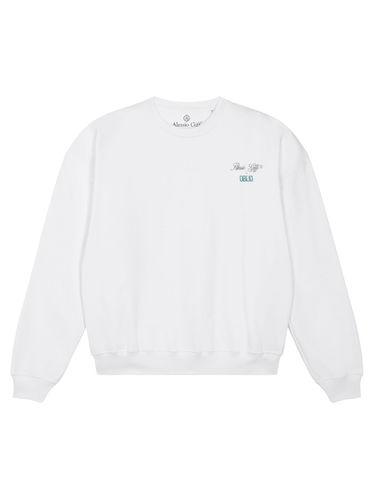 Oblio x Alessio Giffi Crewneck pop up Parma White