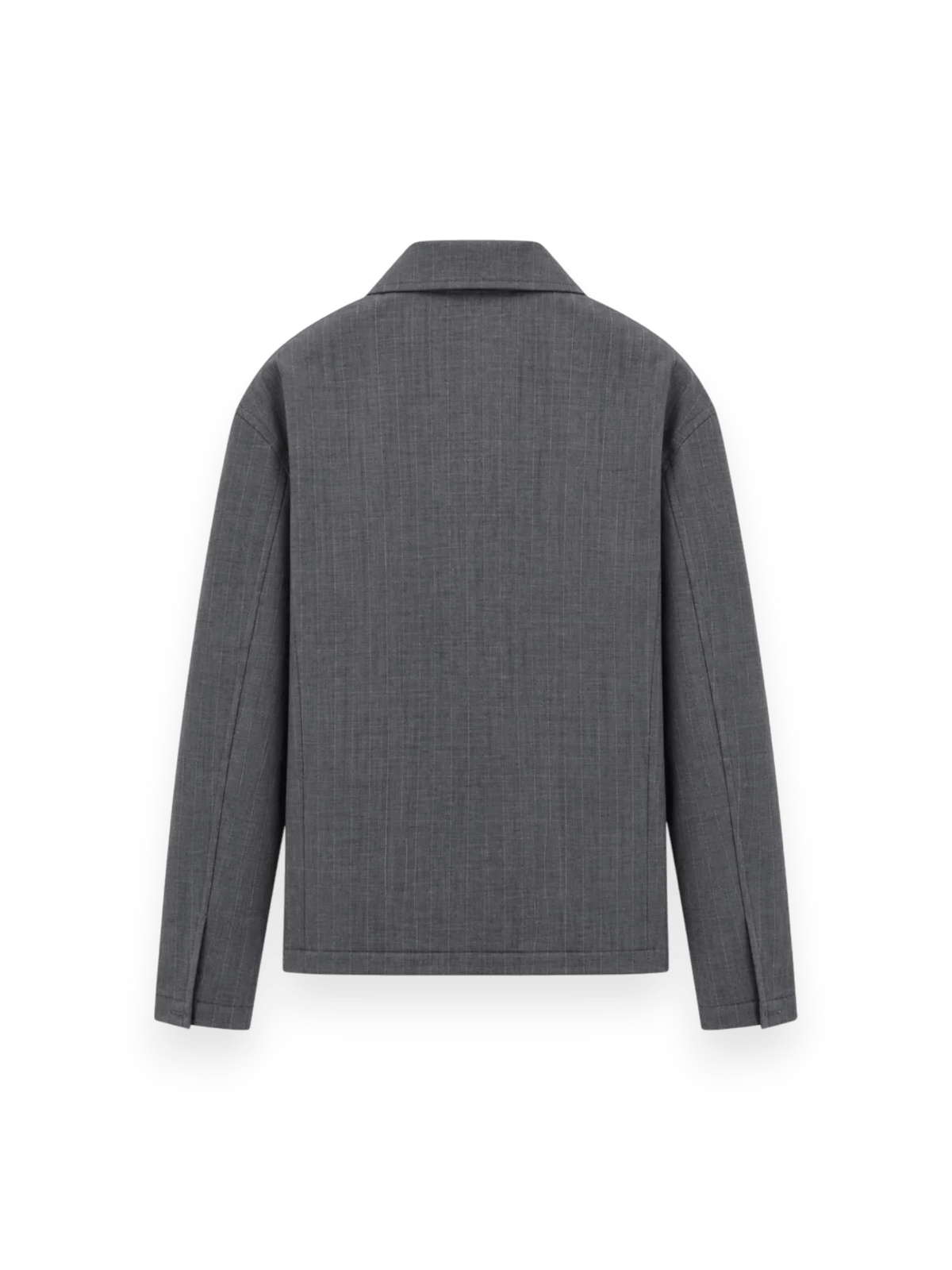 Rold Skov Zip Up Slim Shirt Stripes