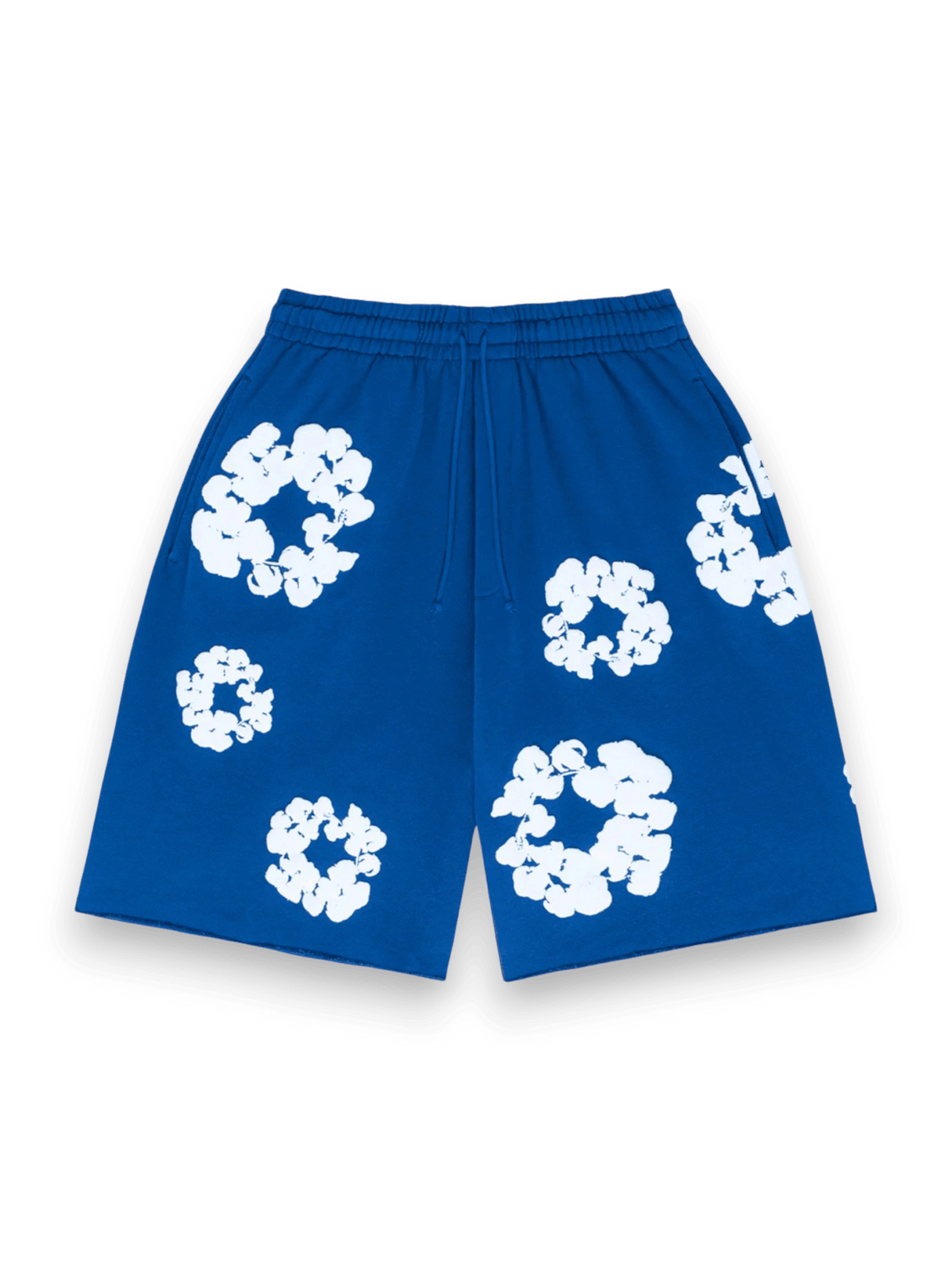 Denim Tears The Cotton Wreath Shorts Royal Blue