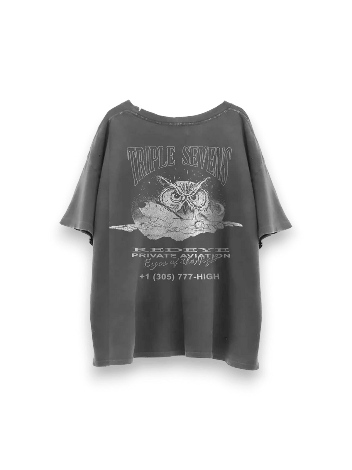 Triple Sevens Night Owl Tee Black