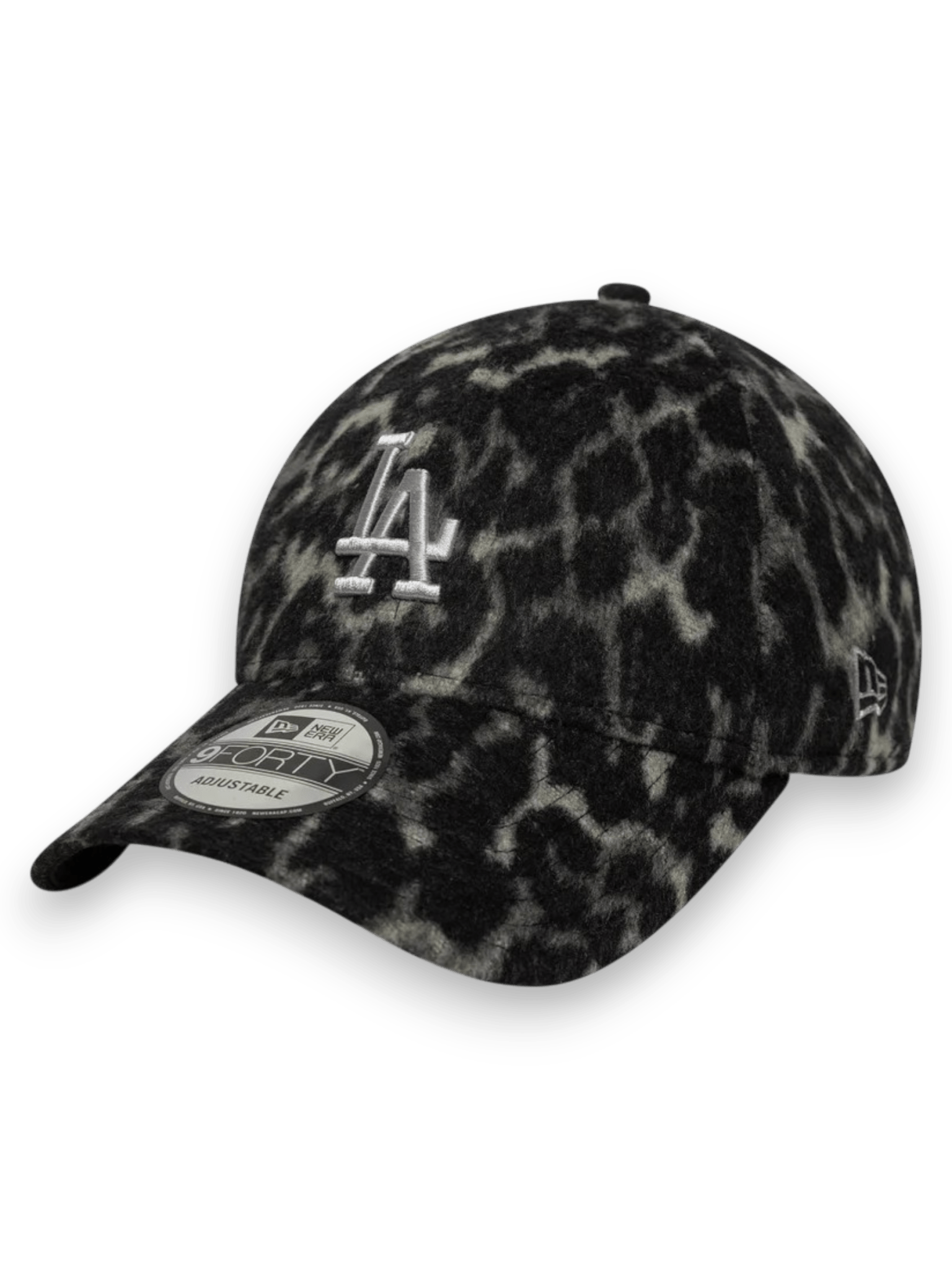 New Era 9FORTY LA Dodgers MLB Cosy Leopard Grey