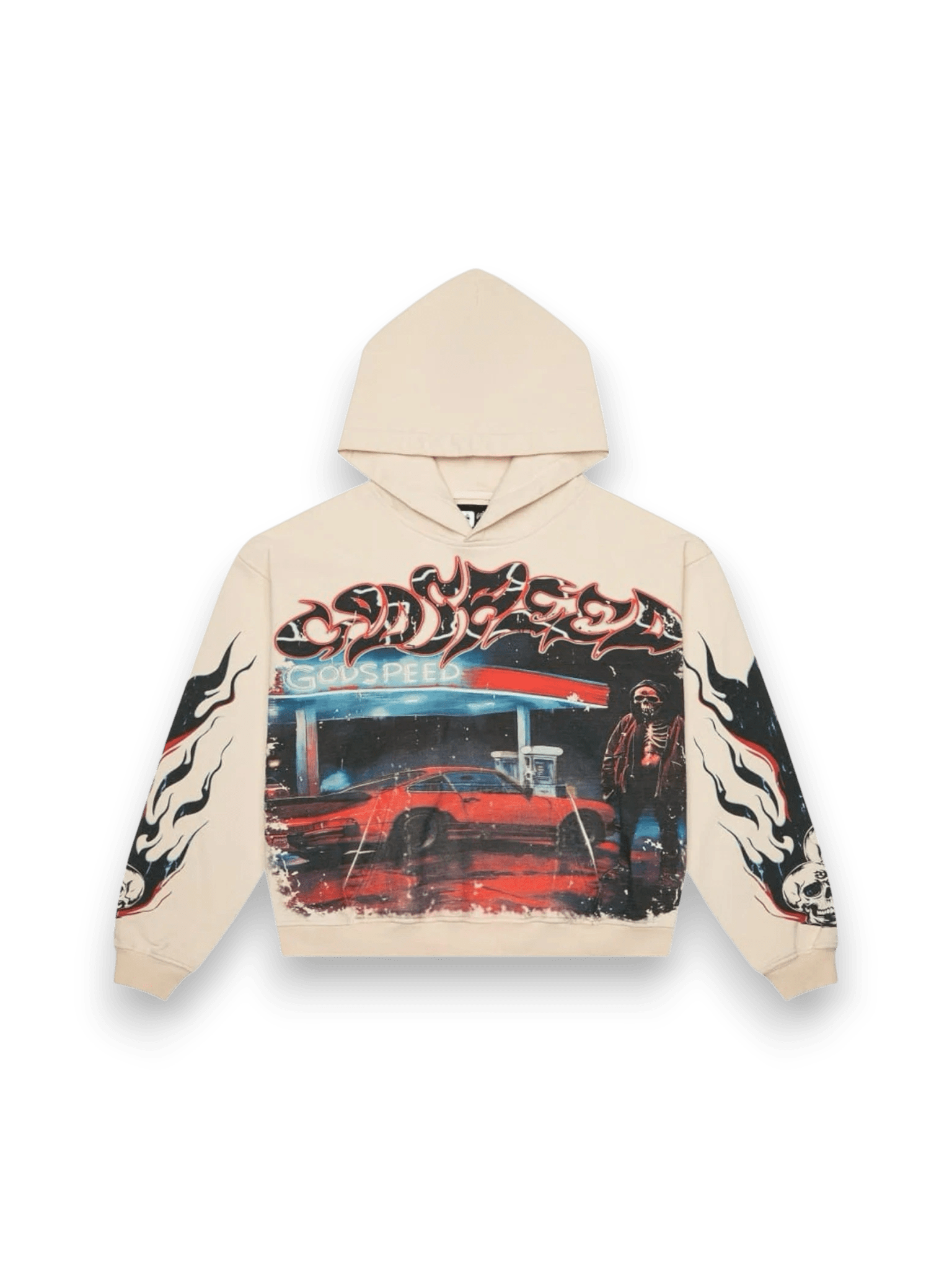Godspeed Pitstop Hoodie Bone