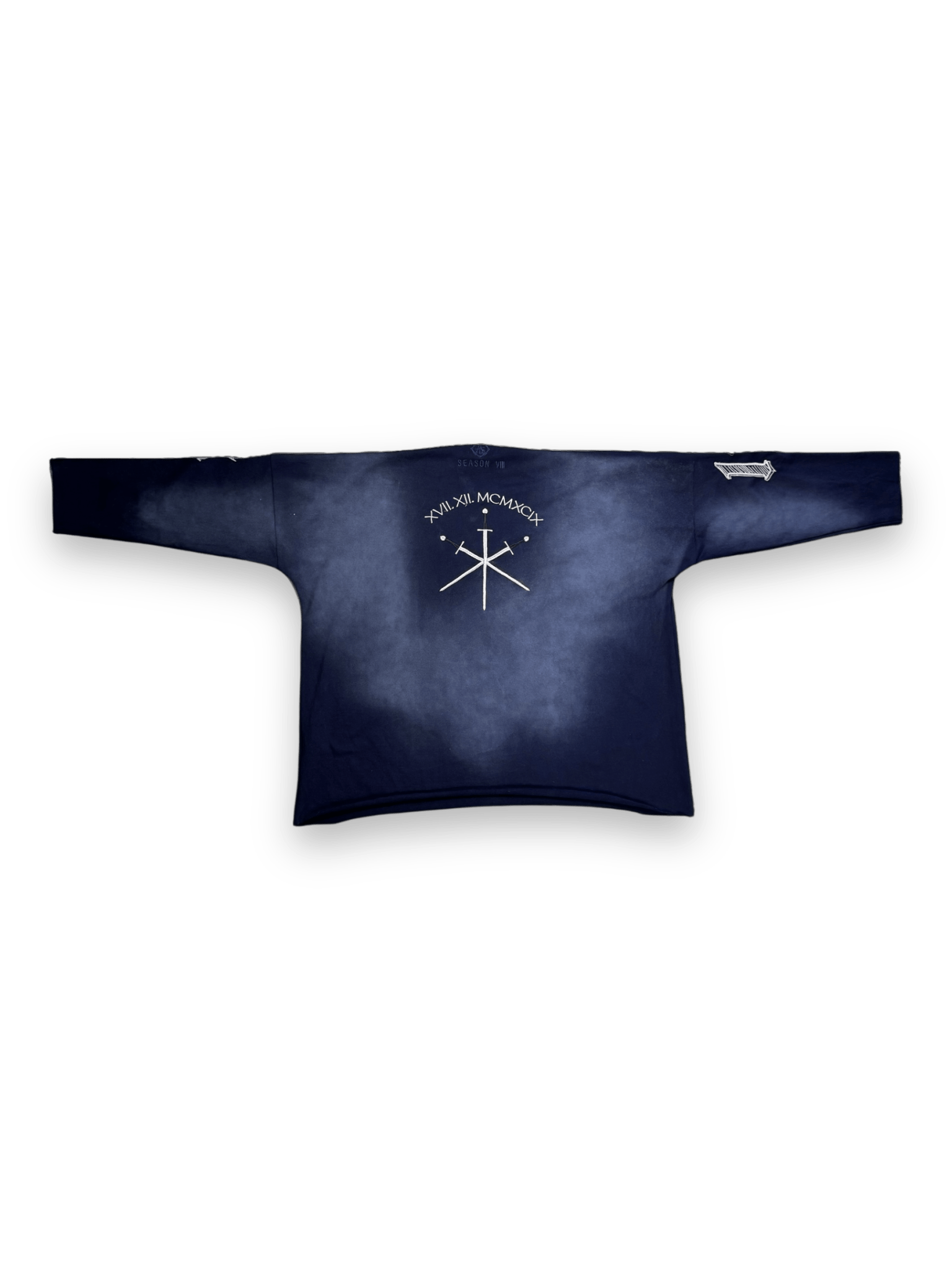 Alessio Giffi Swords long sleeve - blue Sun Faded