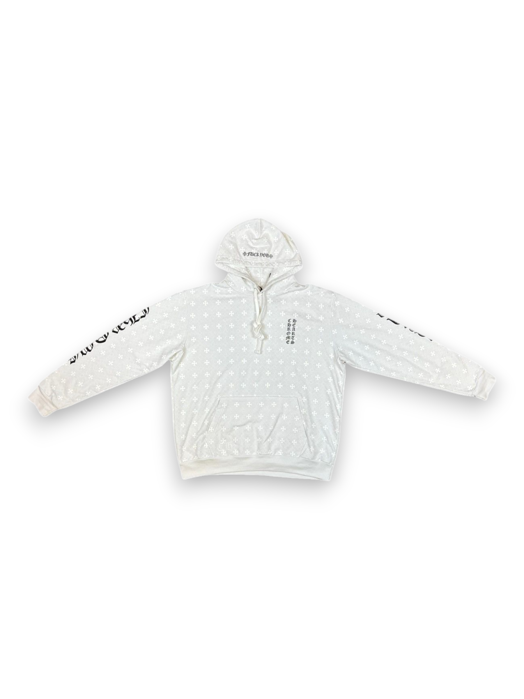 Chrome Hearts Cross Monogram Hoodie White