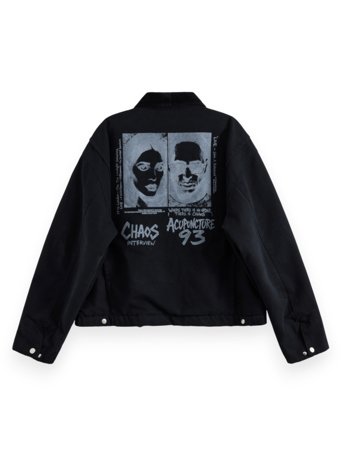 Acupuncture Punker Jacket 3 Washed Black