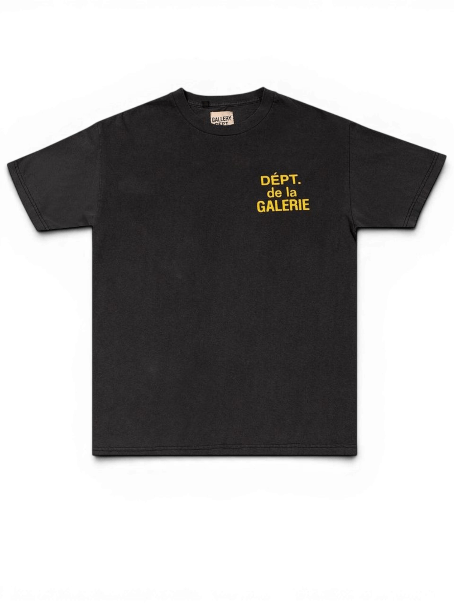 GALLERY DEPT. Black Cotton Logo T-Shirt