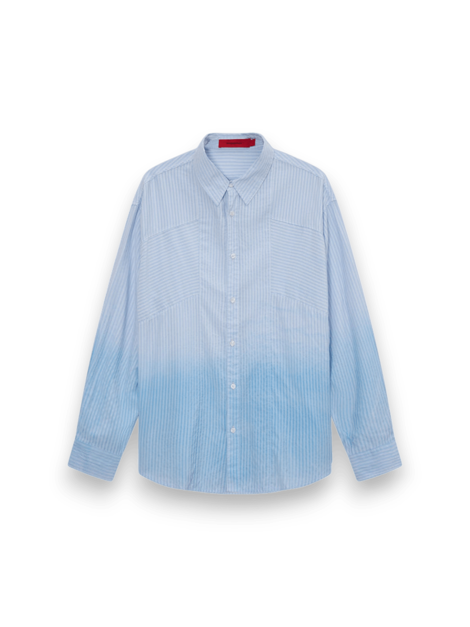 Acupuncture Faded Stripes Shirt Light Blue