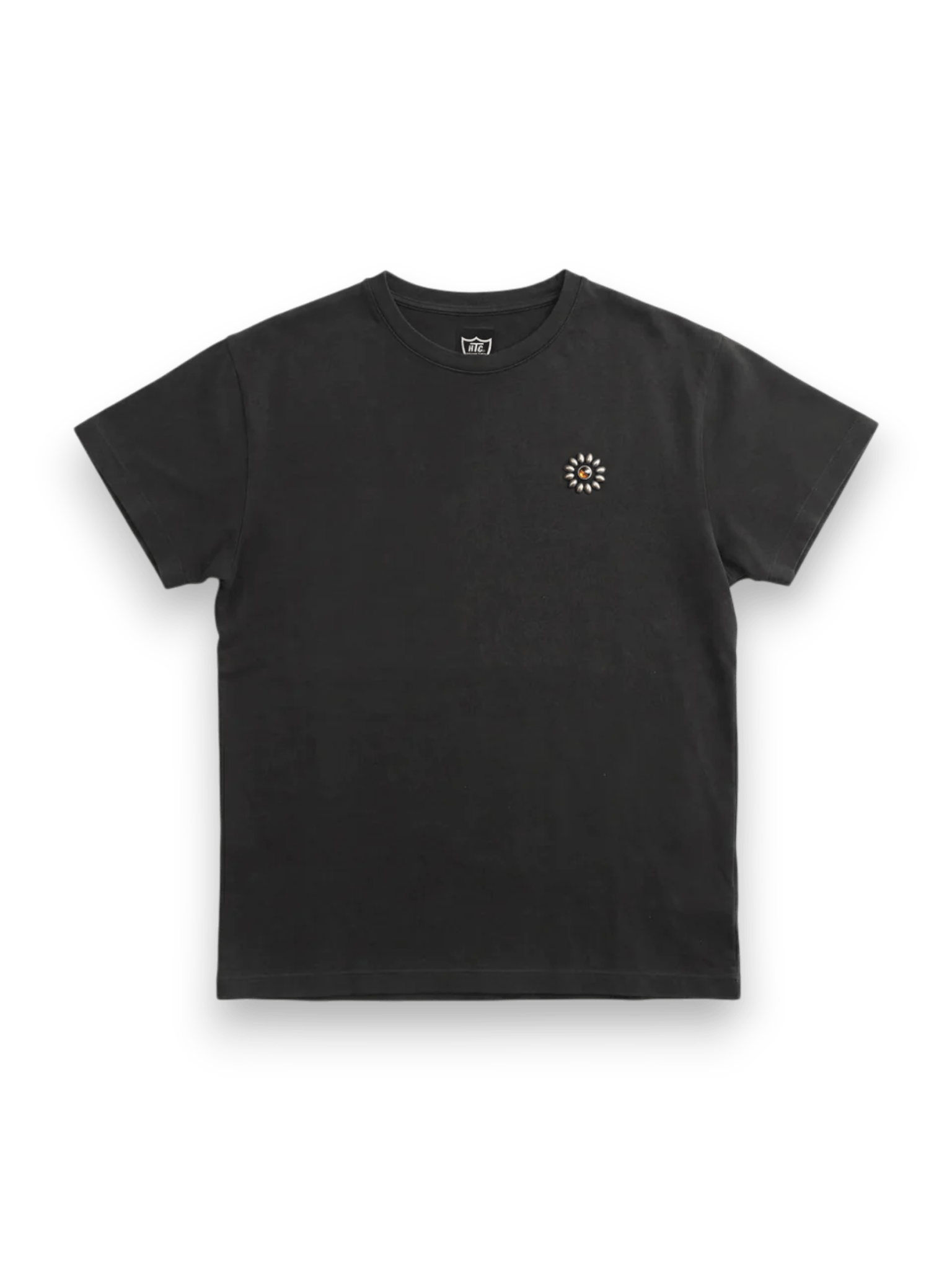 HTC FLOWER T-SHIRT WOMAN BLACK