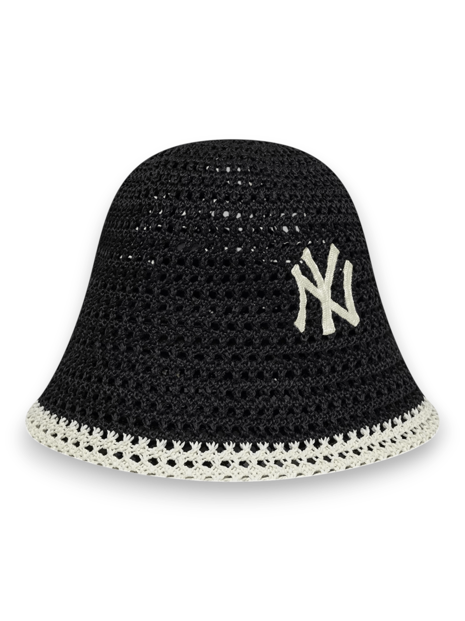New Era New York Yankees Womens MLB Knitted Black Explorer Bucket Hat