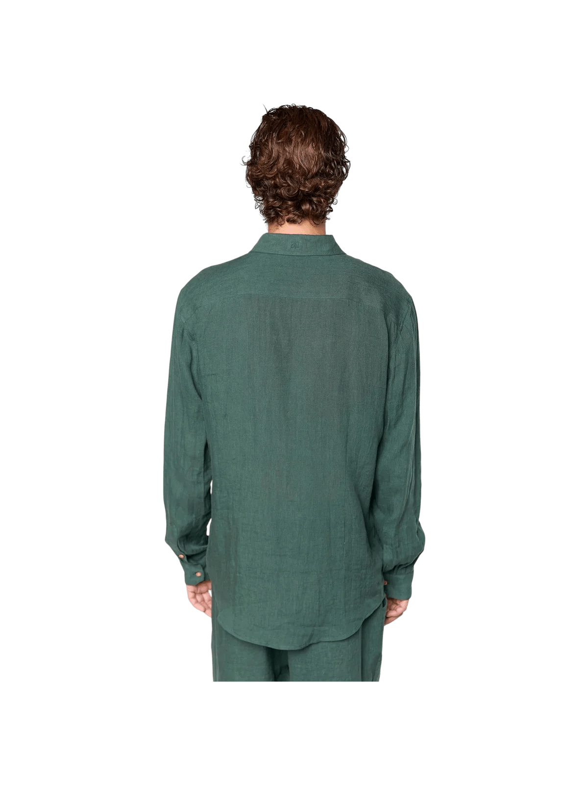 AINKER linen Olive 777 Button Shirt