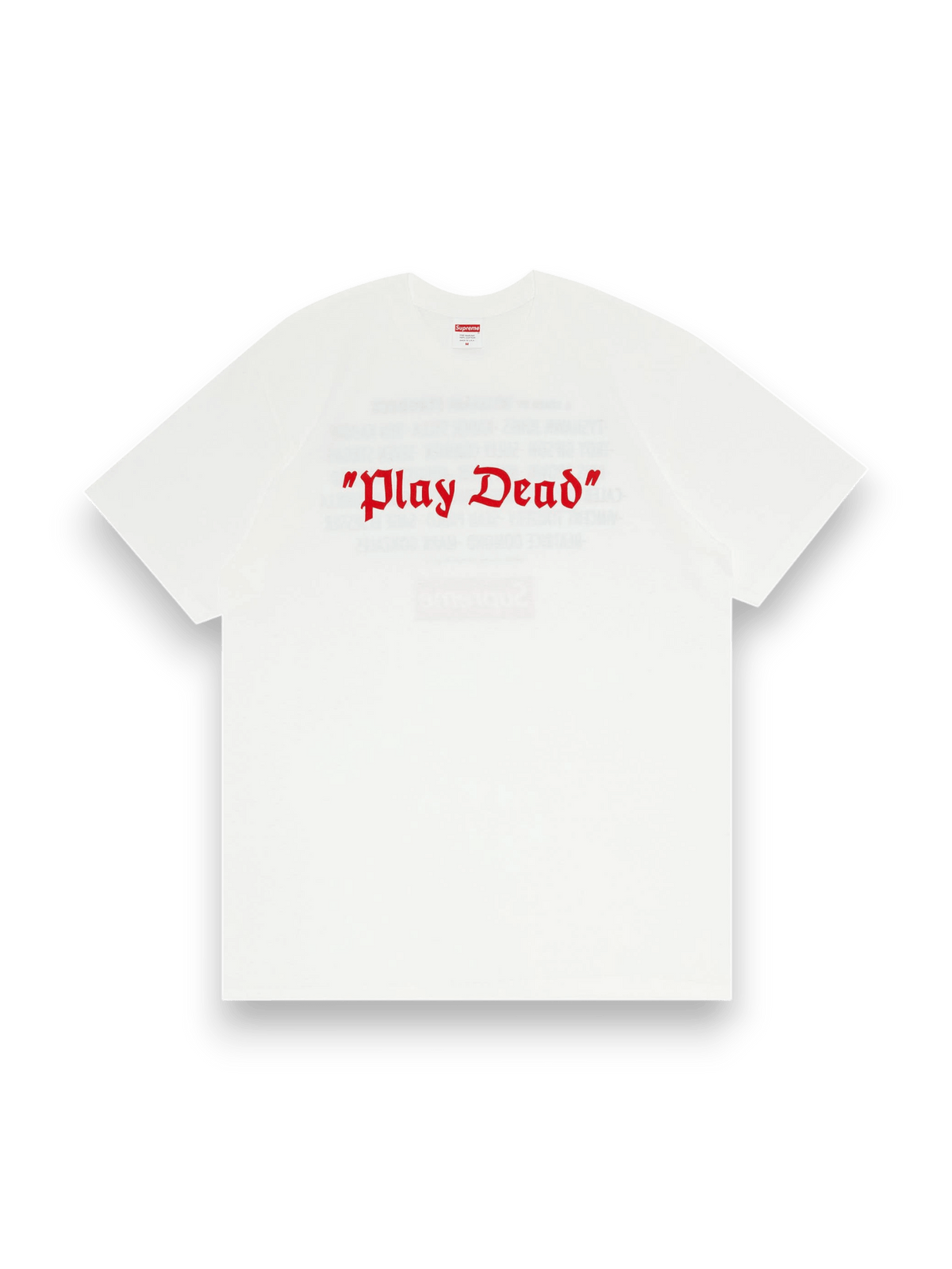 Supreme Play Dead Tee White