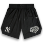 New era New York Yankees MLB World Series Black Mesh Shorts