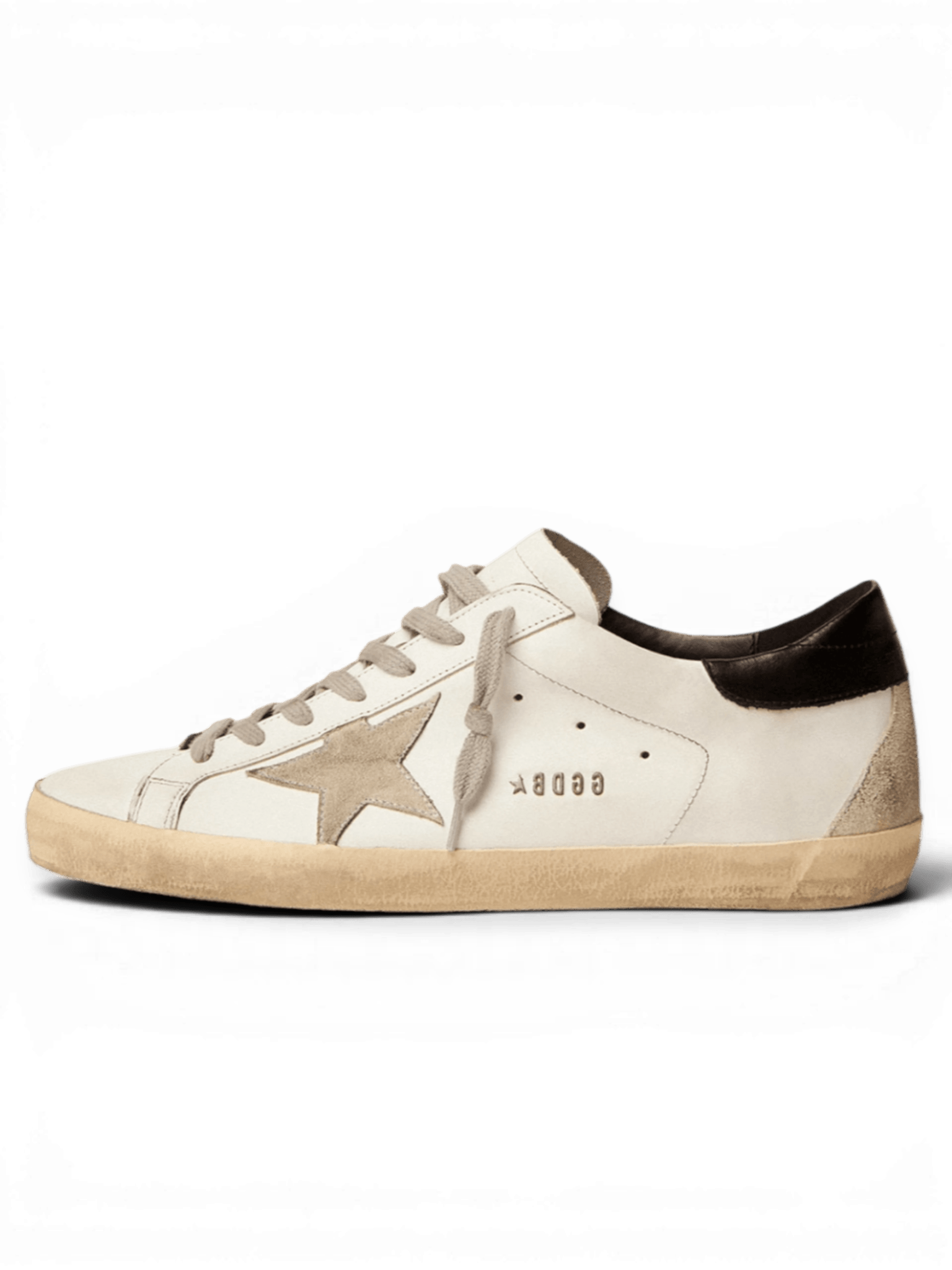 Golden Goose Super-Star White Grey