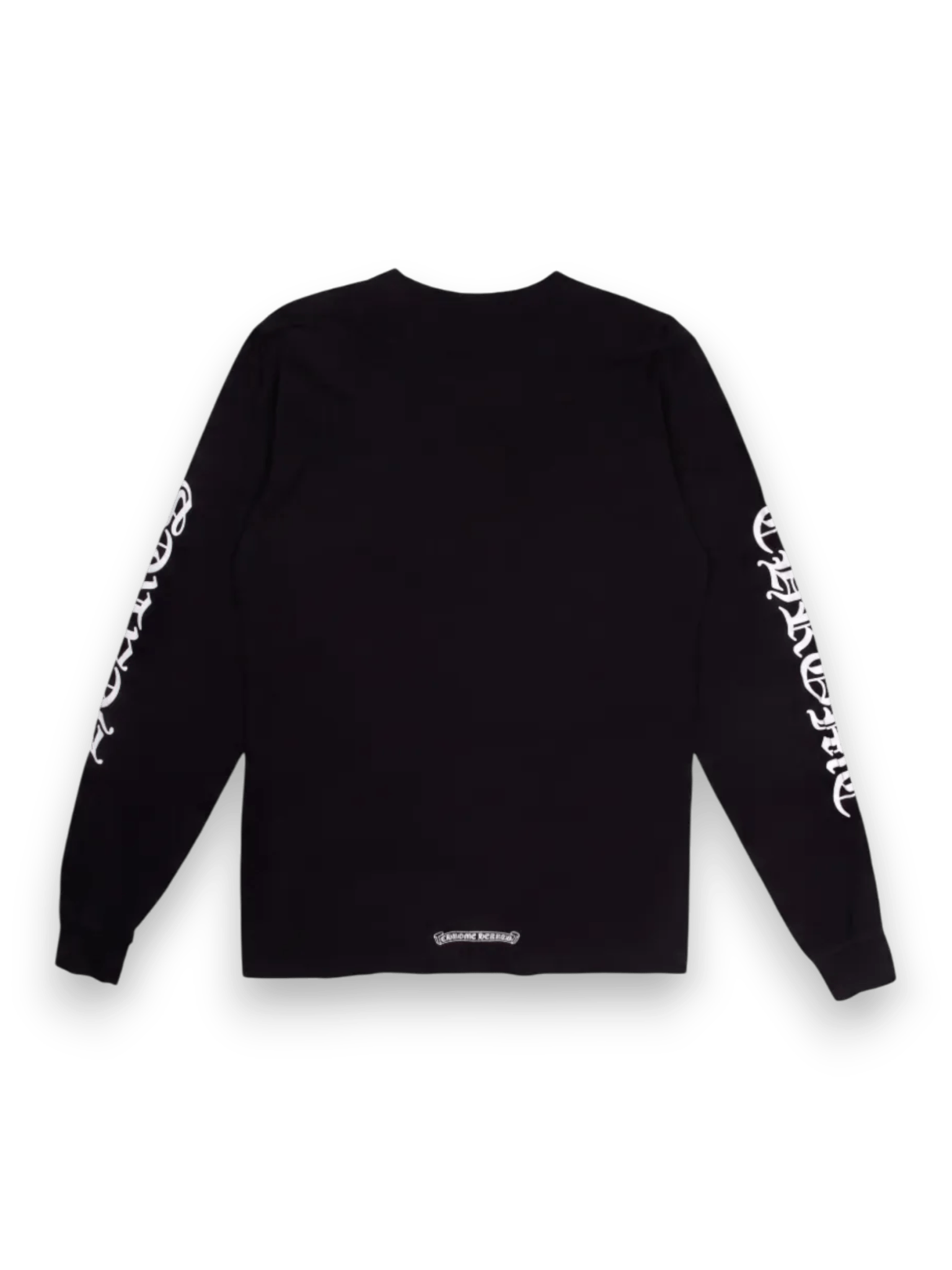 Chrome Hearts Long Sleeve Neck Print Logo Black/White