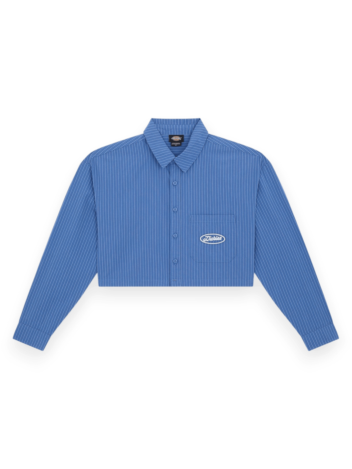 Dickies Shalimar Cropped Shirt Dutch Blue