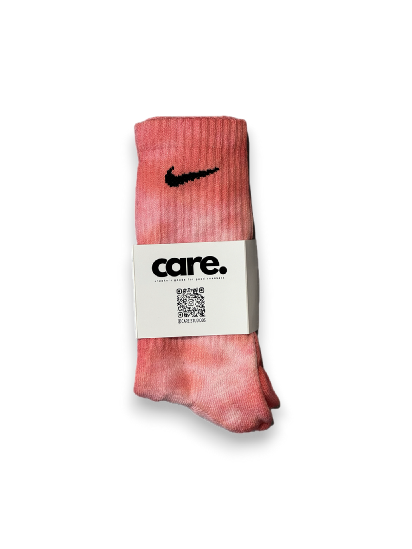 Nike Tie Dye Socks Pomegranate by CARE STUDIOS