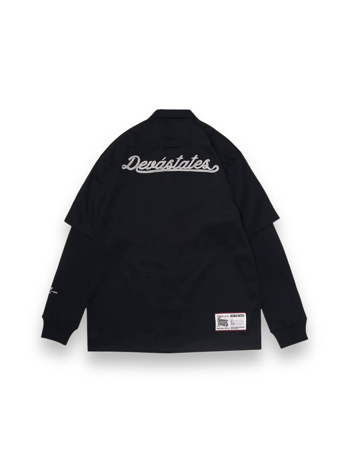 DEVÁ STATES Layered Workshirt Script