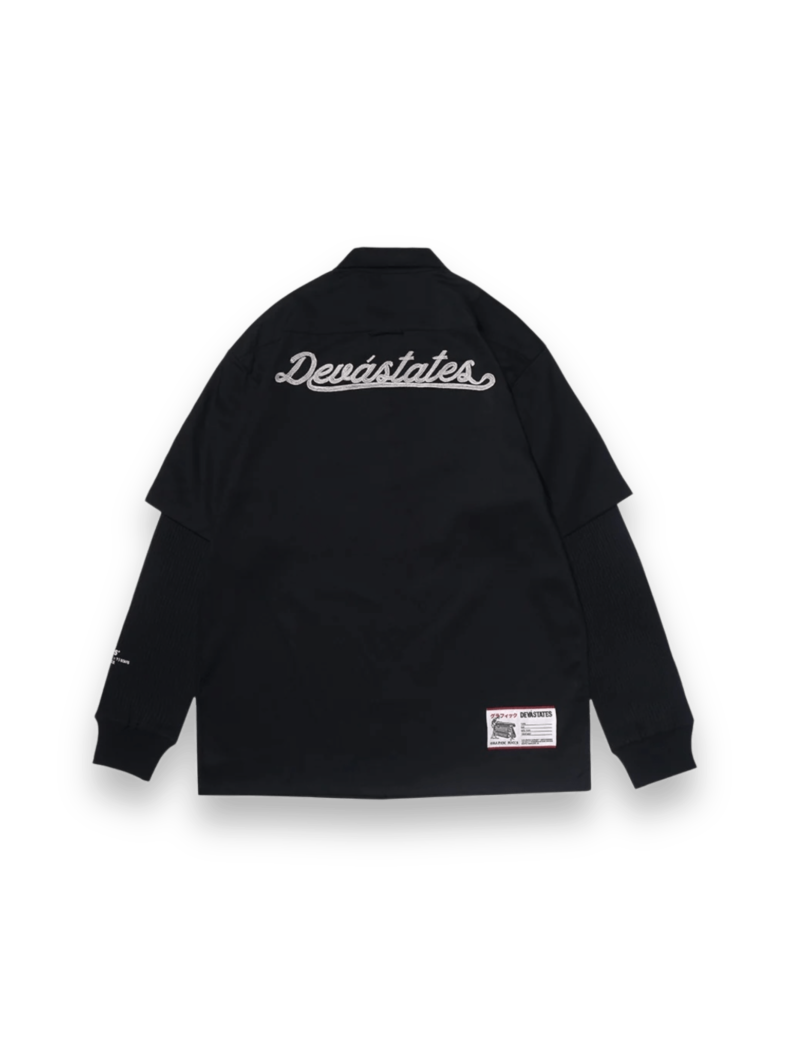 DEVÁ STATES Layered Workshirt Script